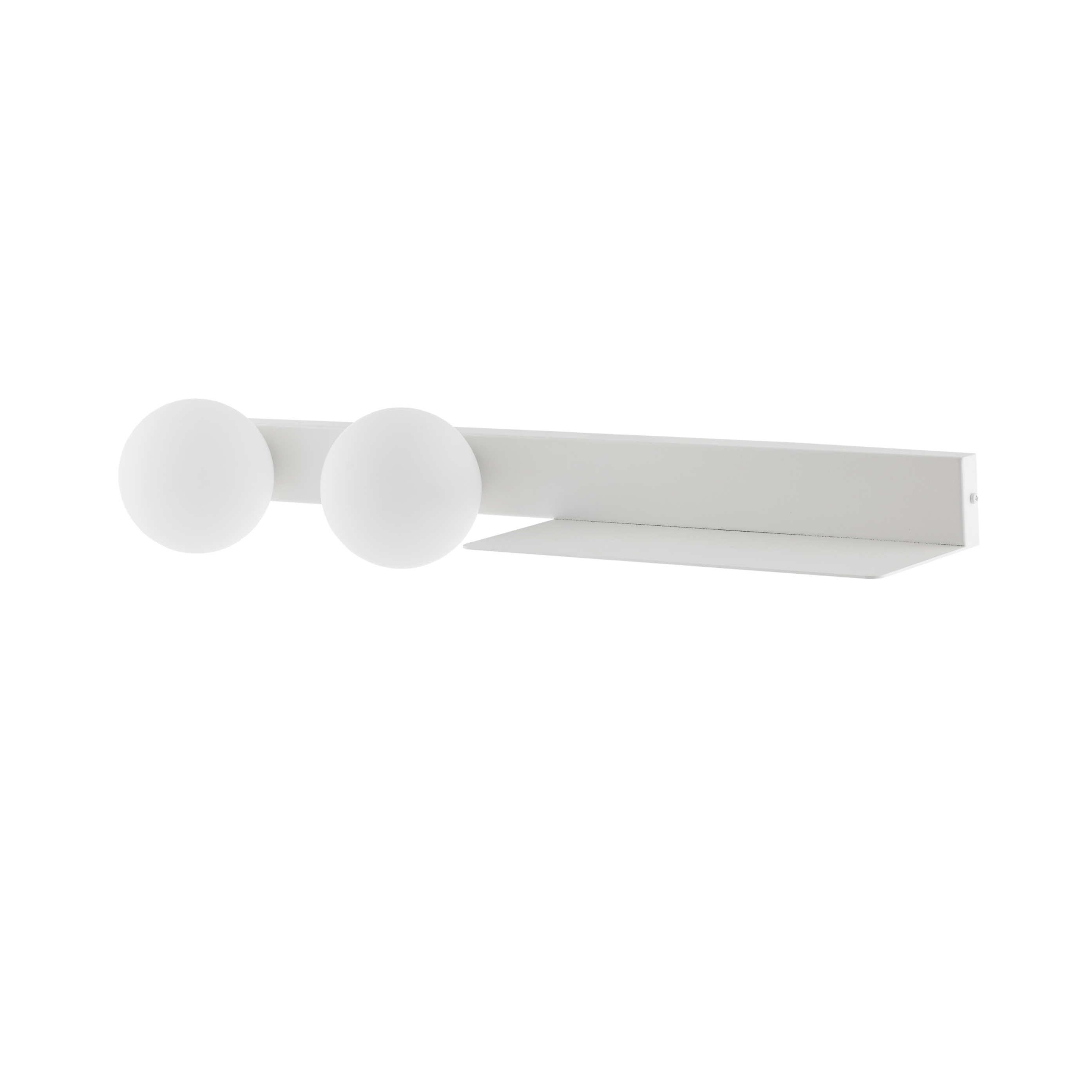 Wandlamp met plank BOTANICA DECO wit