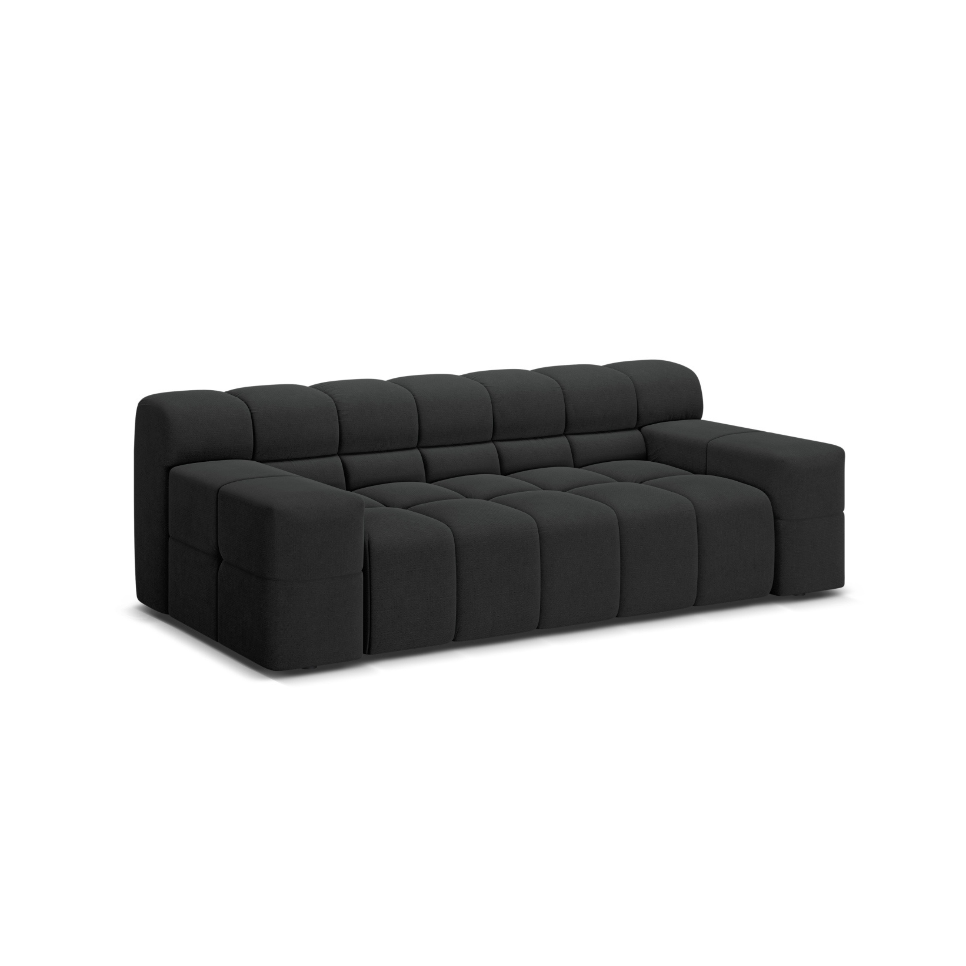 2-seater Sofa AGAVE anthracite chenille