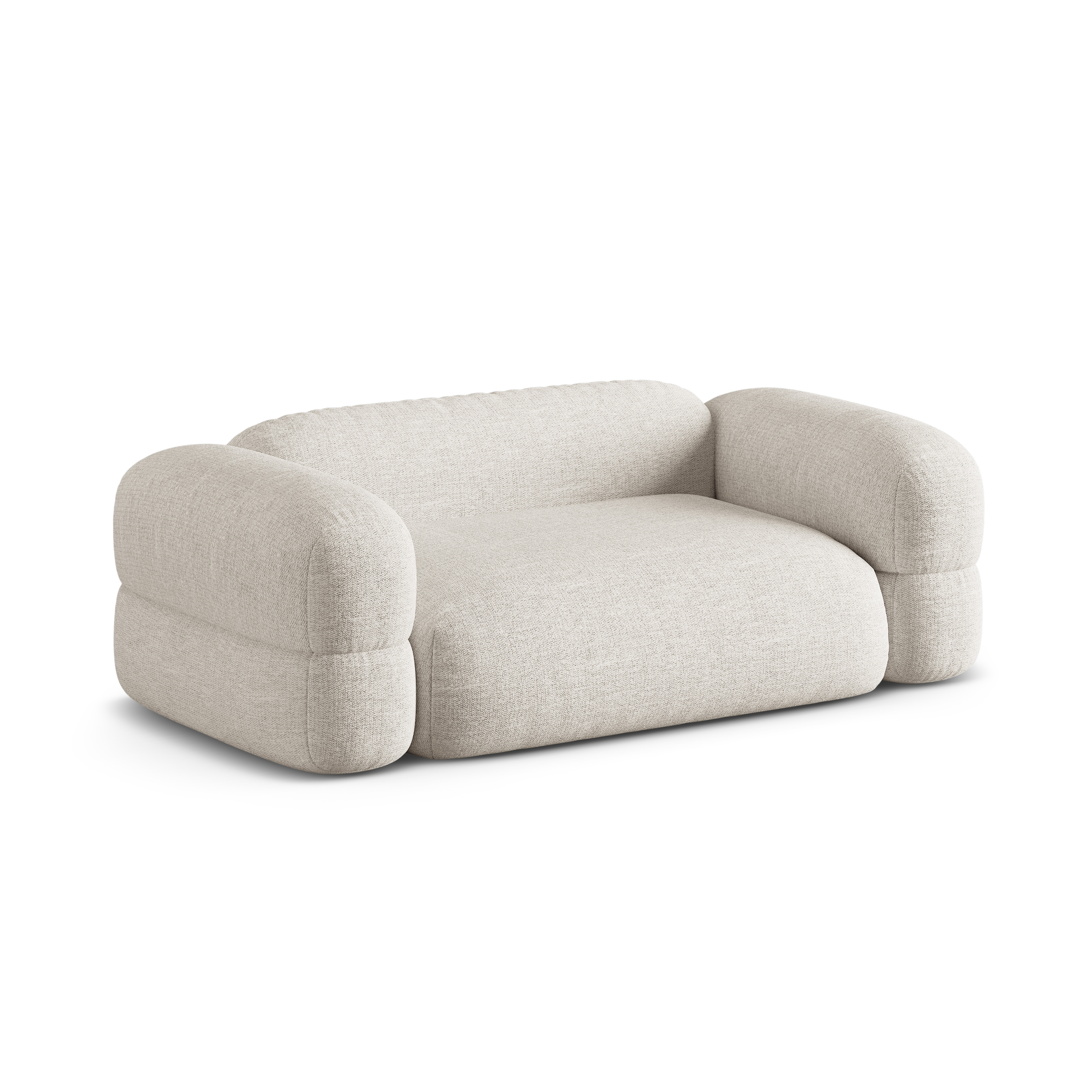 Sofa 3-zits ROGER beige chenille