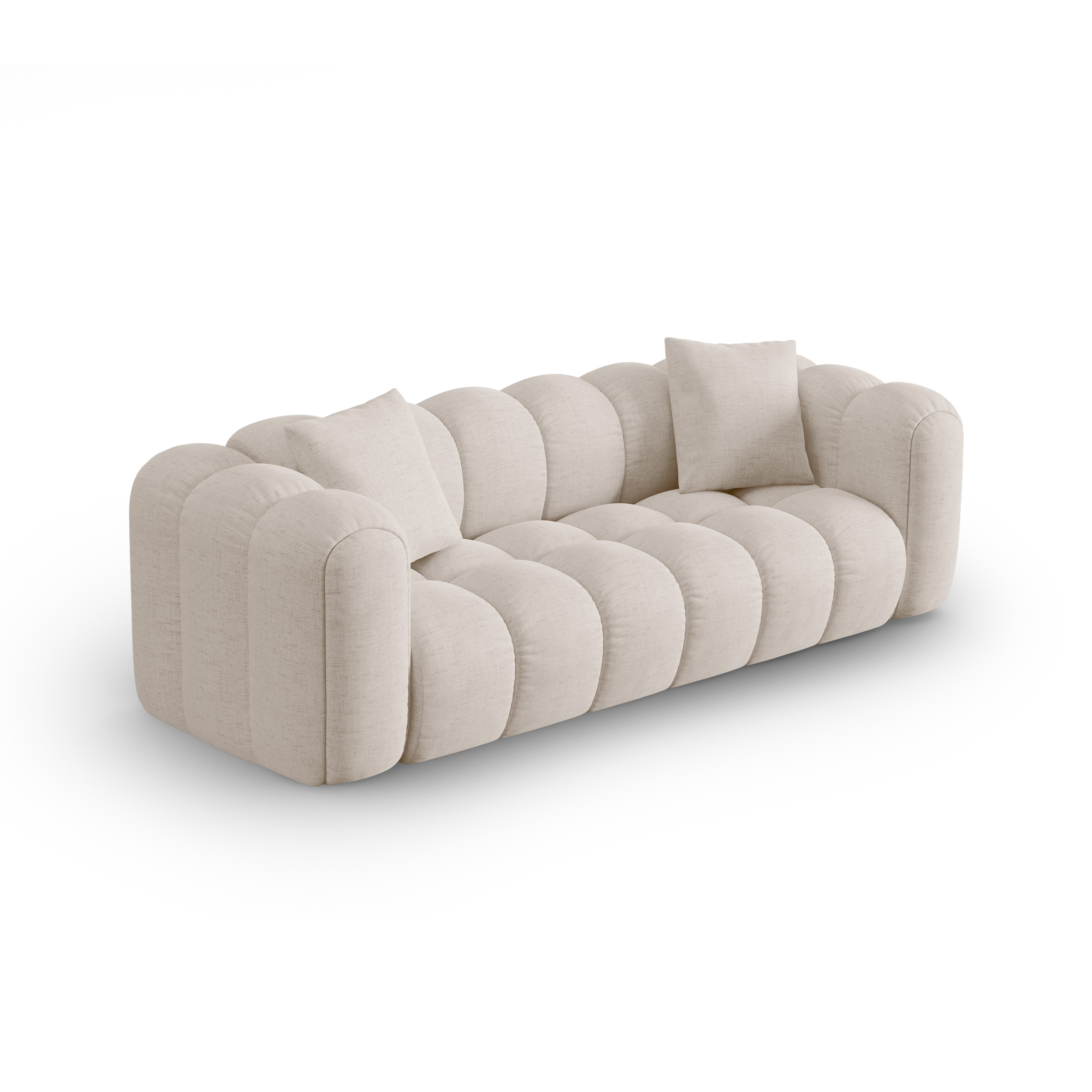 Sofa 4-persoons ASTRO beige chenille
