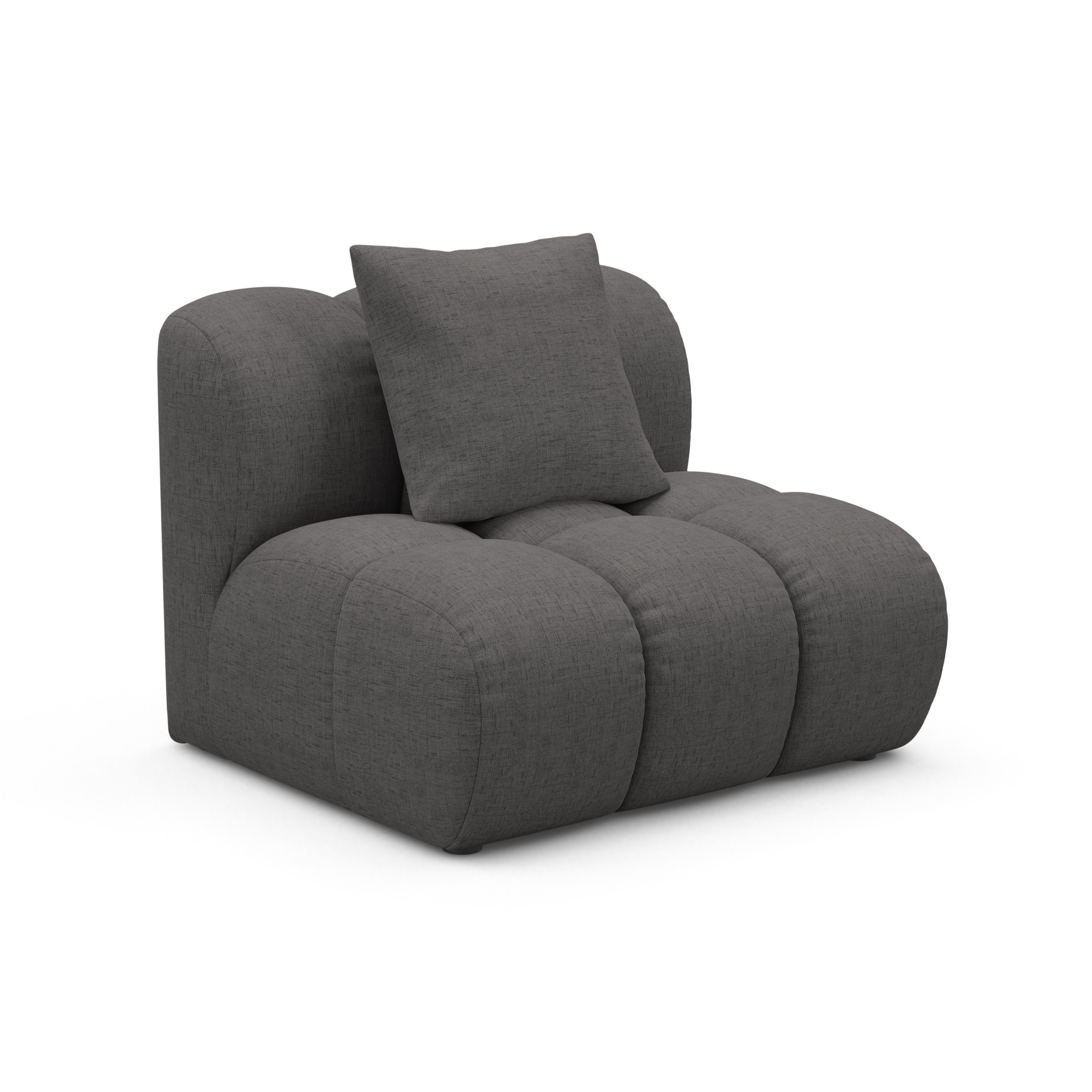 Astro Module Armchair Gray Chenille