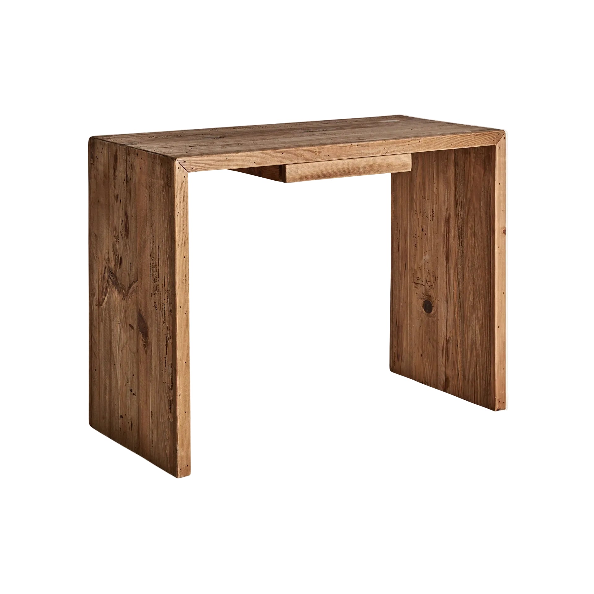 Bureau op eenvoudige basis CRISSEY gerecycled grenenhout
