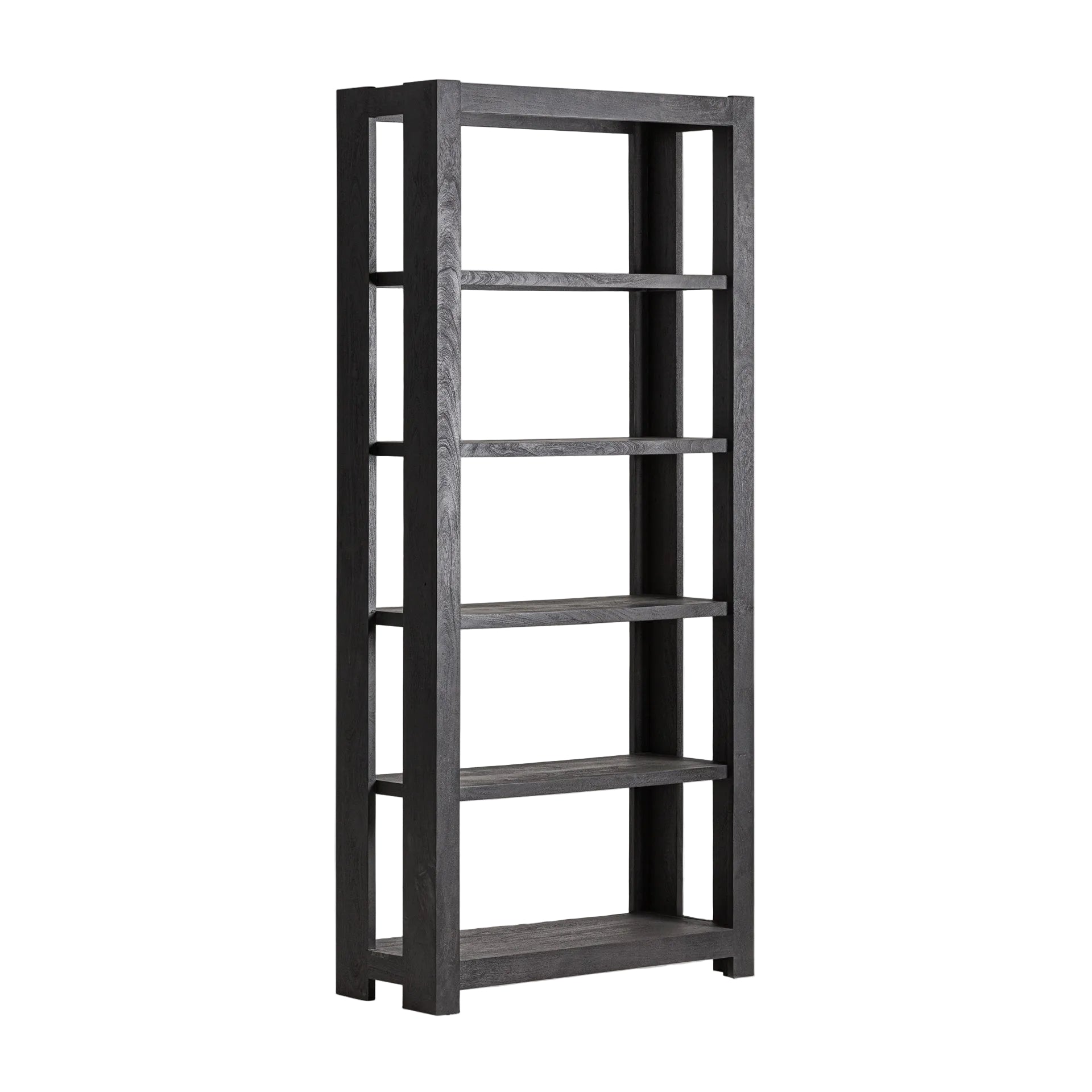 Regaal TOURNUS zwart acaciahout