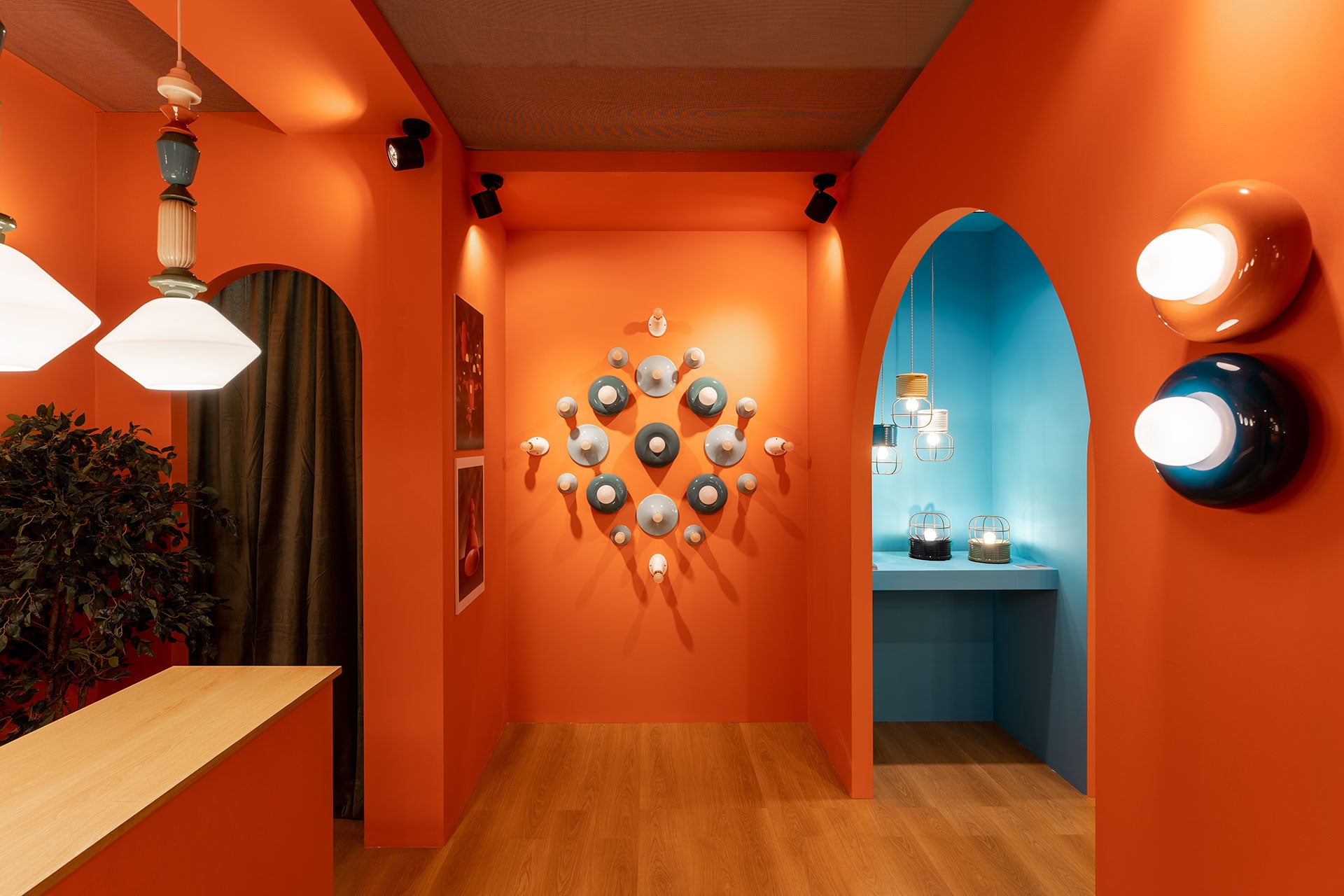 Keramikwand Lampe Bumbum Green Benzin