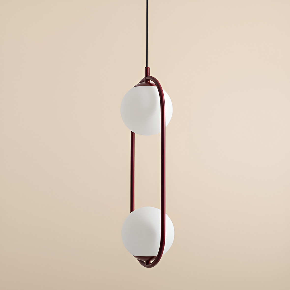 Hanglamp RIVA DUO bordeaux