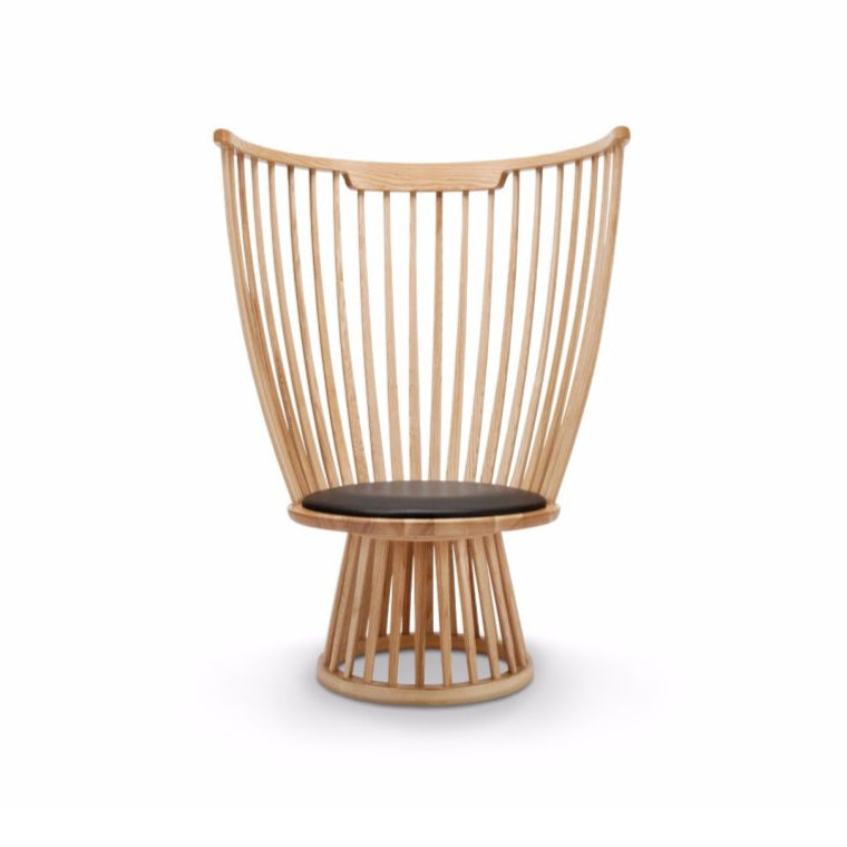 Fauteuil FAN van essenhout