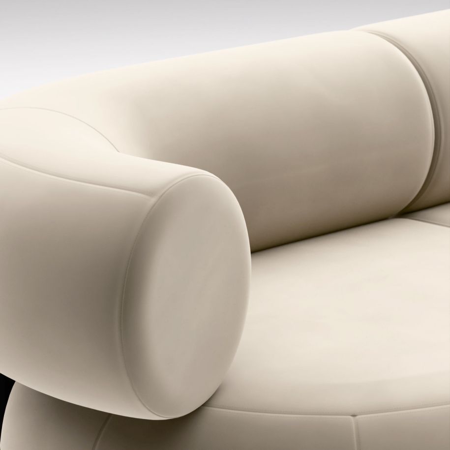 3-module sofa upholstered