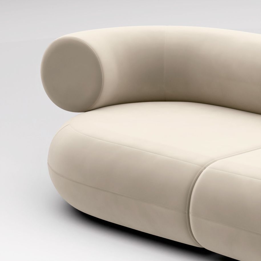 FAT modular sofa - right -handed upholstered module