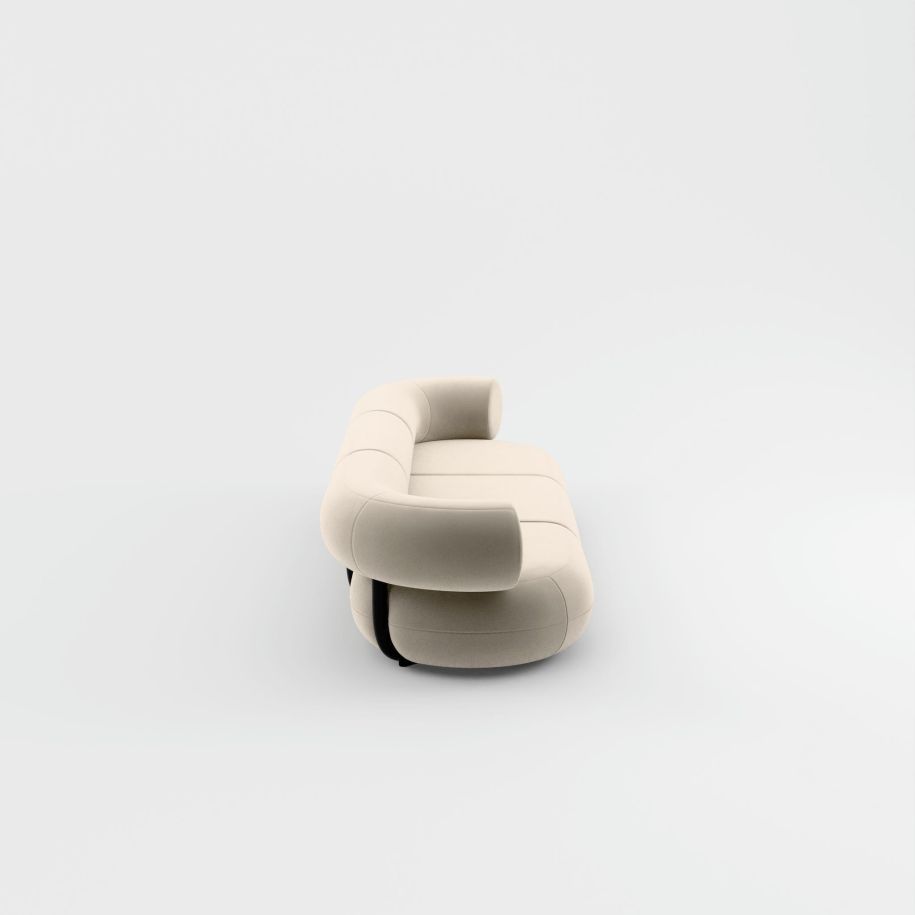 3-module sofa upholstered