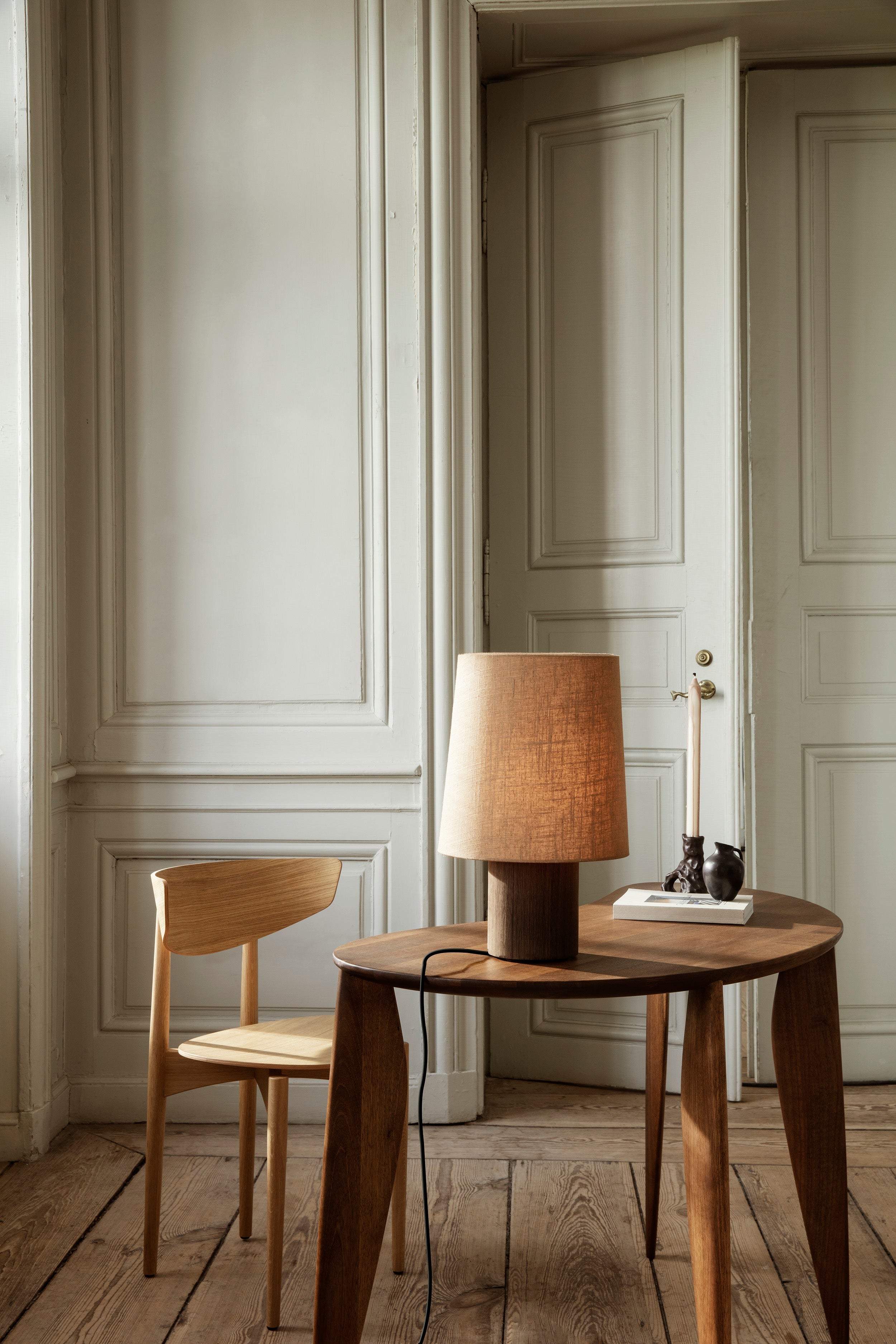 Krzesło HERMAN WOOD naturalny buk, marka ferm LIVING