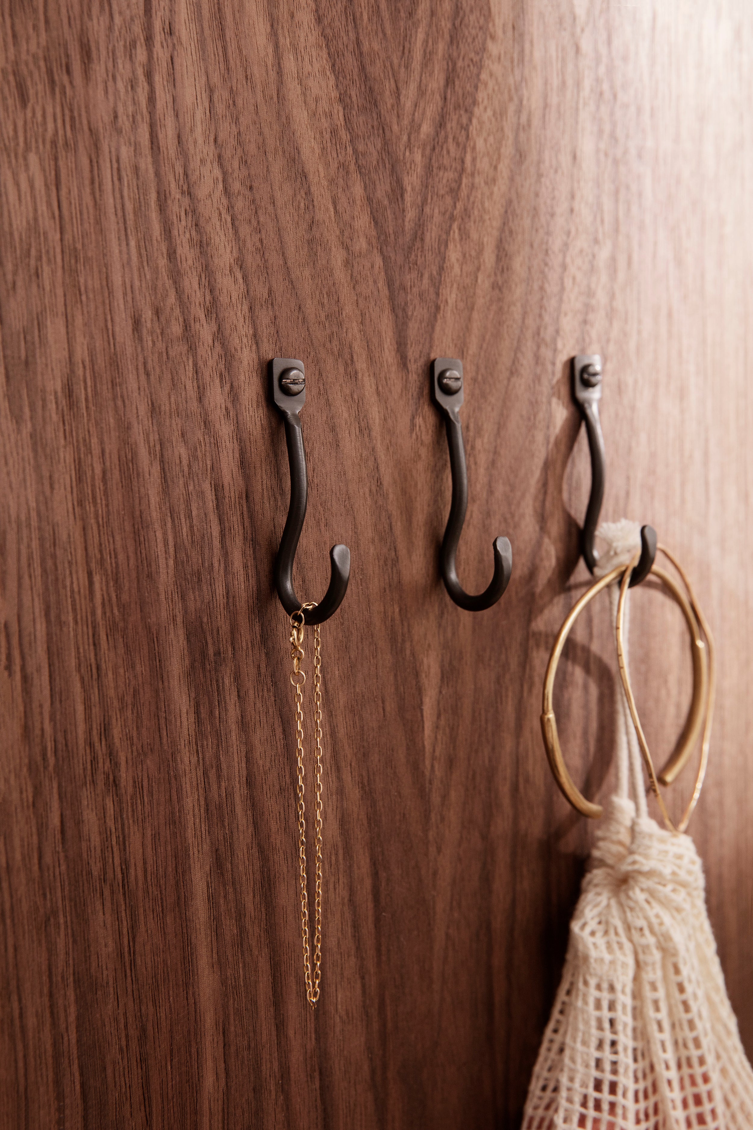 Set haken CURVATURE zwart