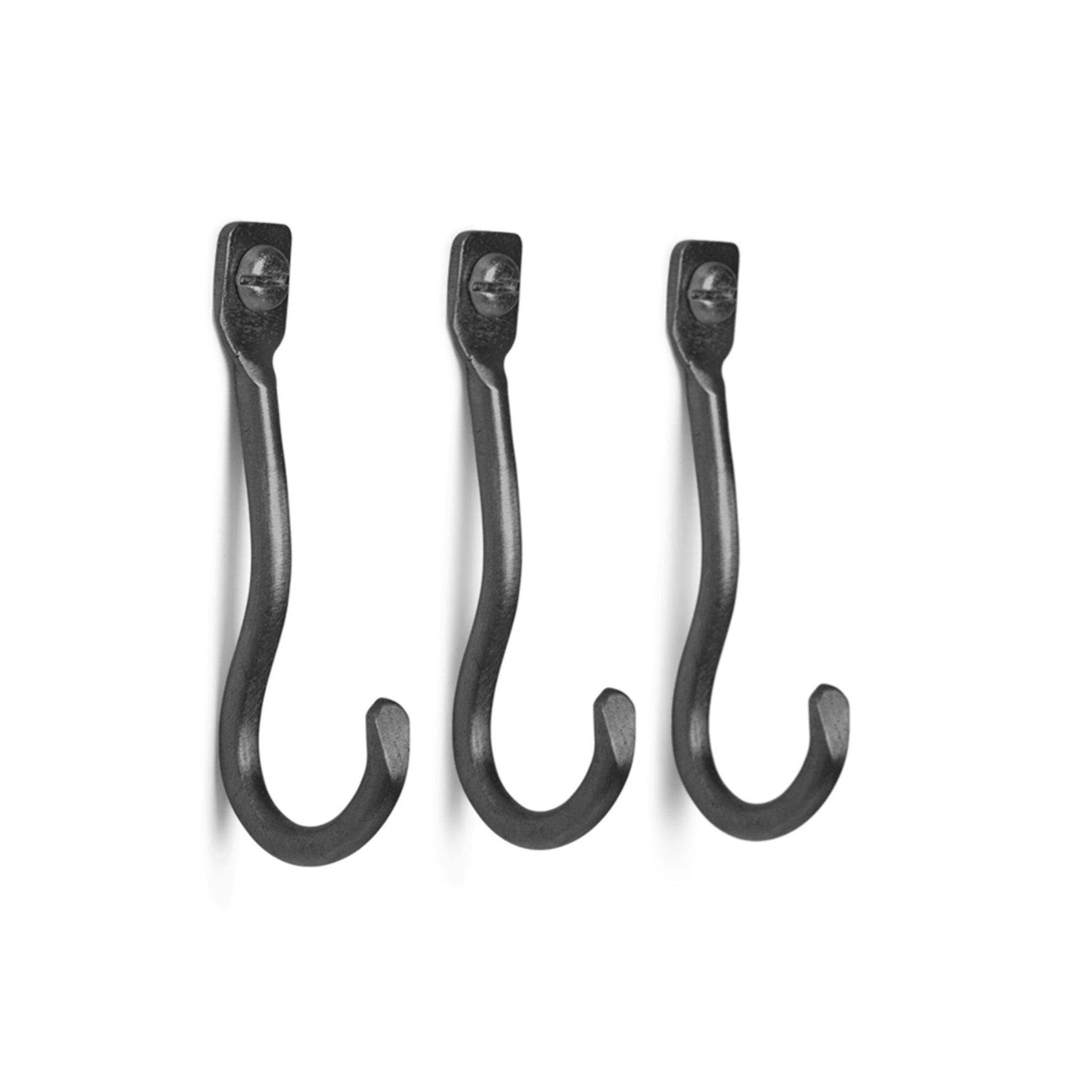 Set haken CURVATURE zwart