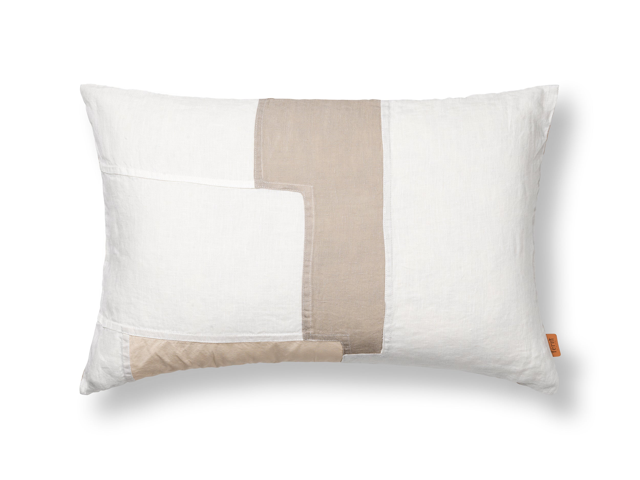 Decoratieve kussen PART CUSHION gebroken wit