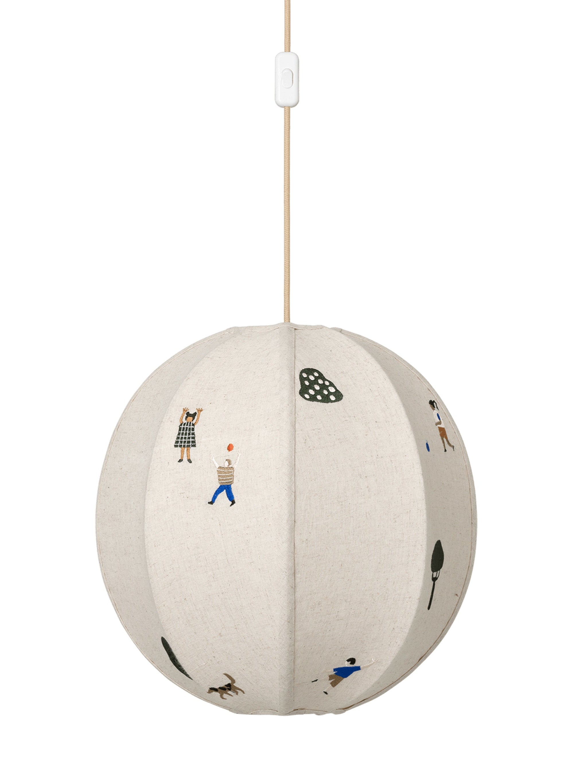 THE PARK Lampenschirm cremeweiß