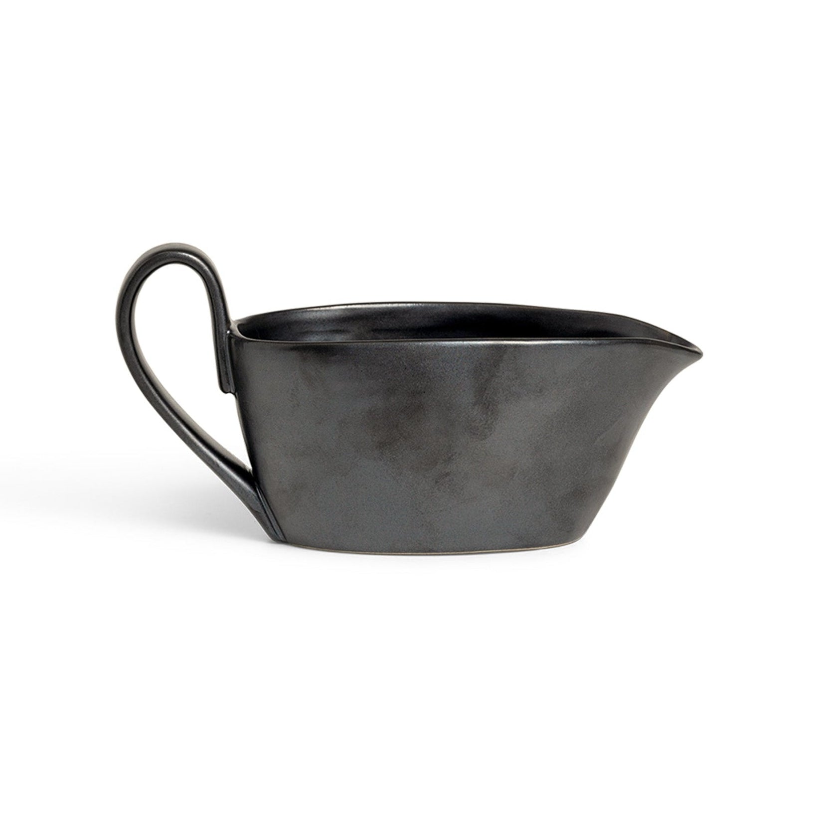 FLOW black sauce boat