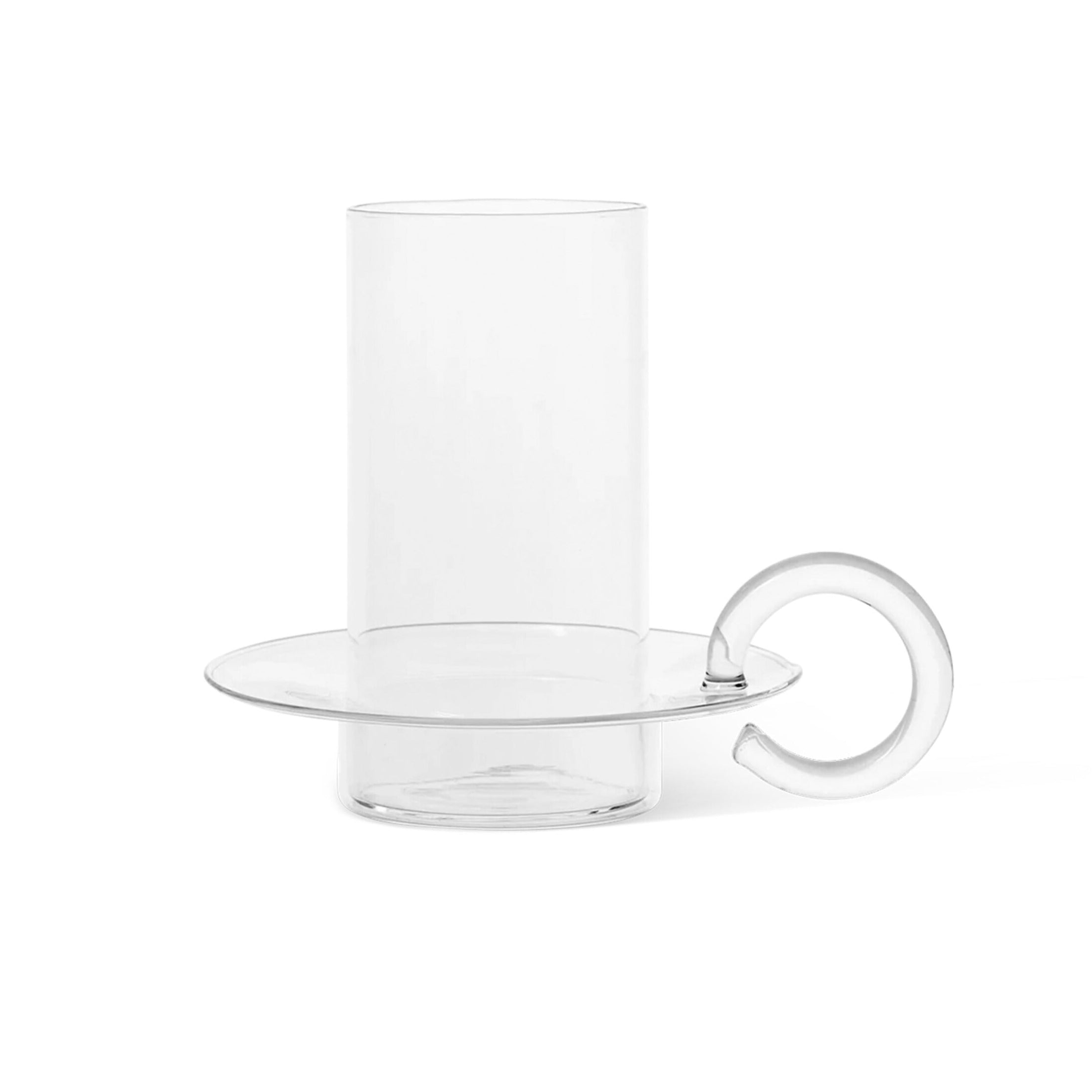 LUCE Candle Holder Hand-Blown Glass