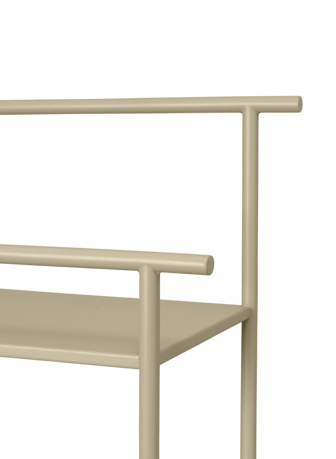 Regał DORA beżowy do salonu – styl minimalistyczny