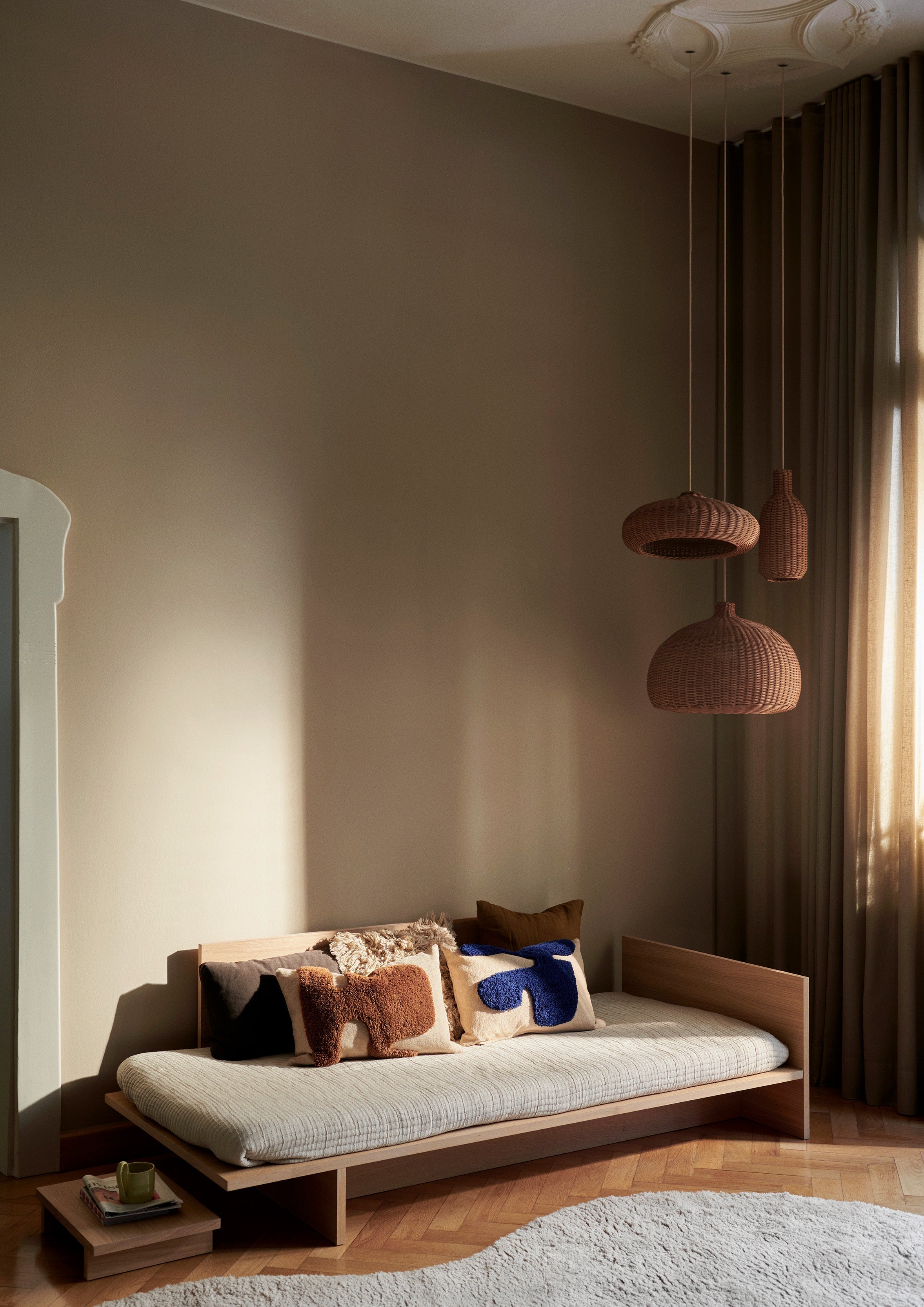 Sofa KONA drewno dębowe do salonu