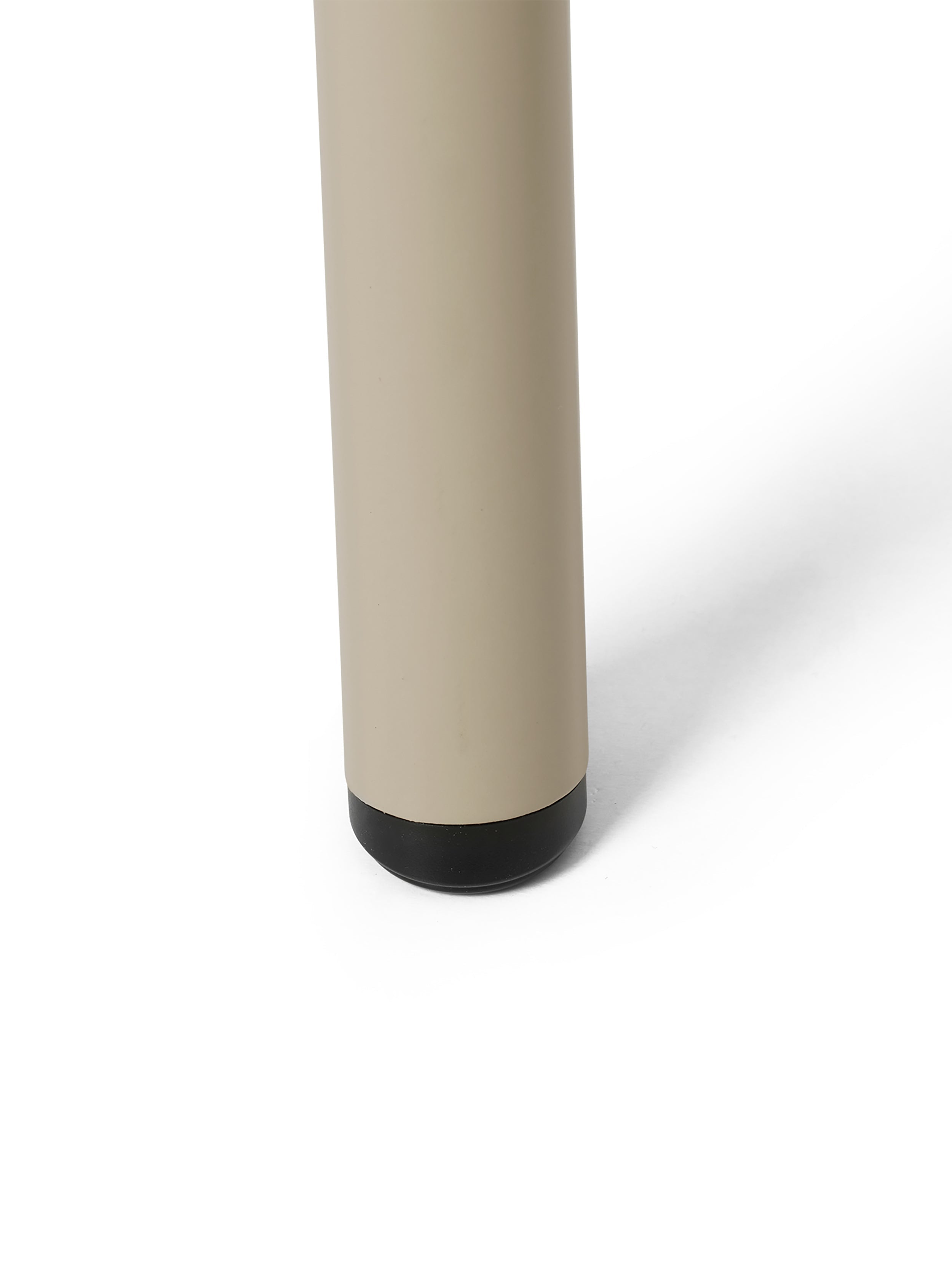 Stoel met armleuningen RICO Soft Bouclé gebroken wit met beige basis
