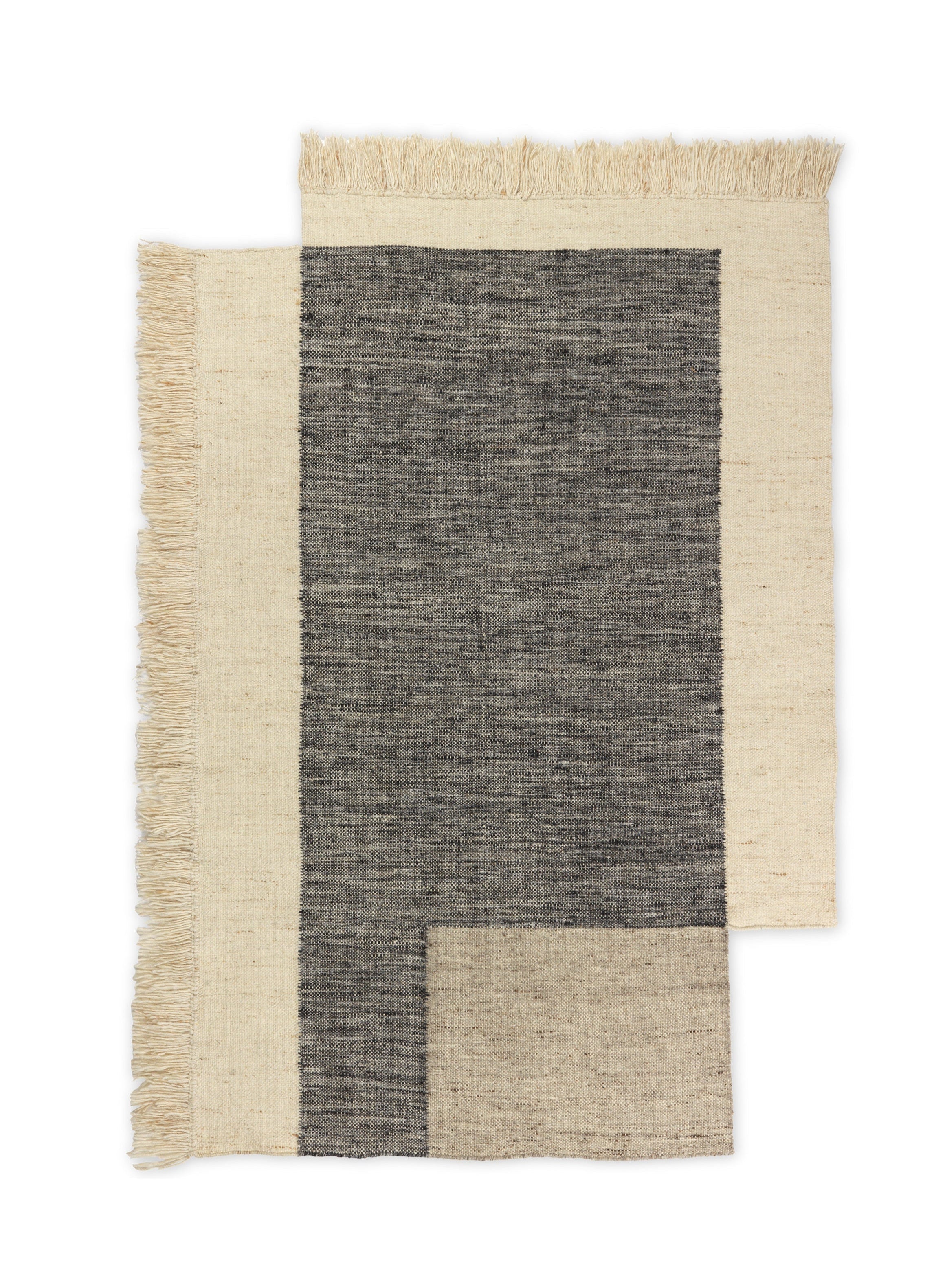 COUNTER Teppich grau mit beige