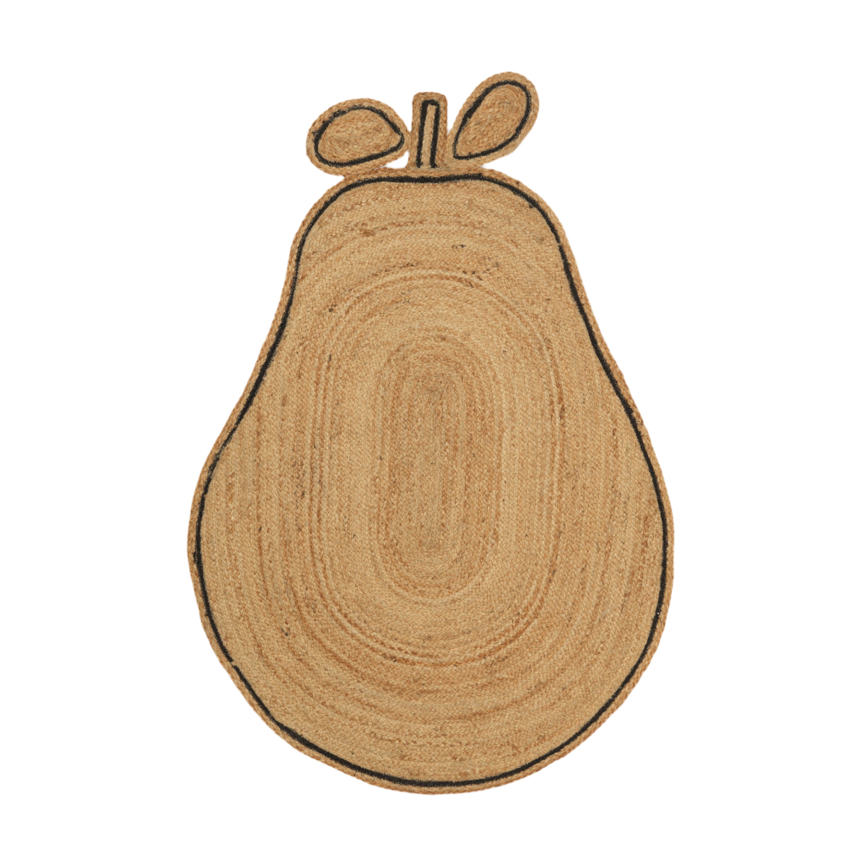 PEAR geflochtener Juteteppich