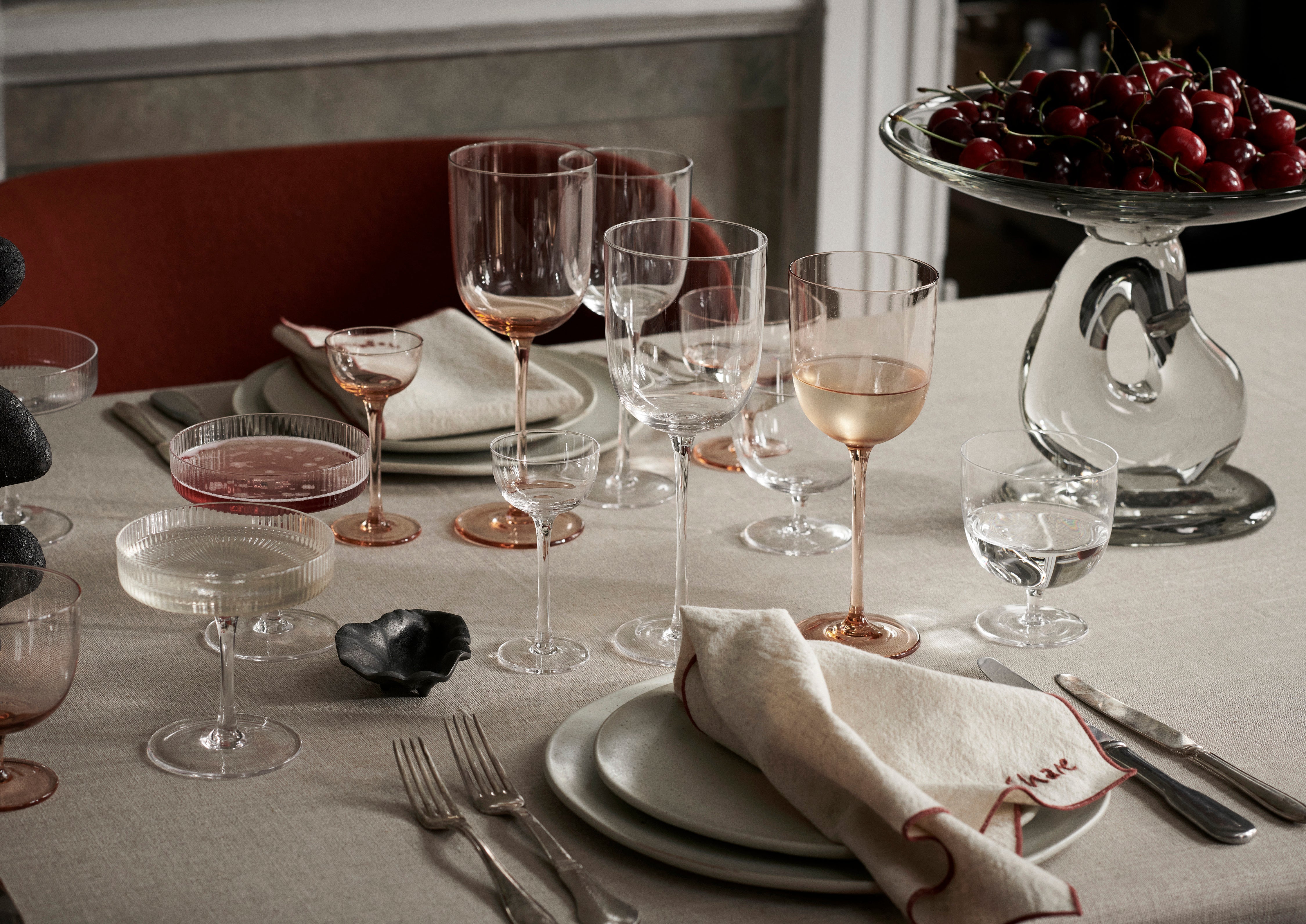 Set van servetten OCCASION zandkleurig