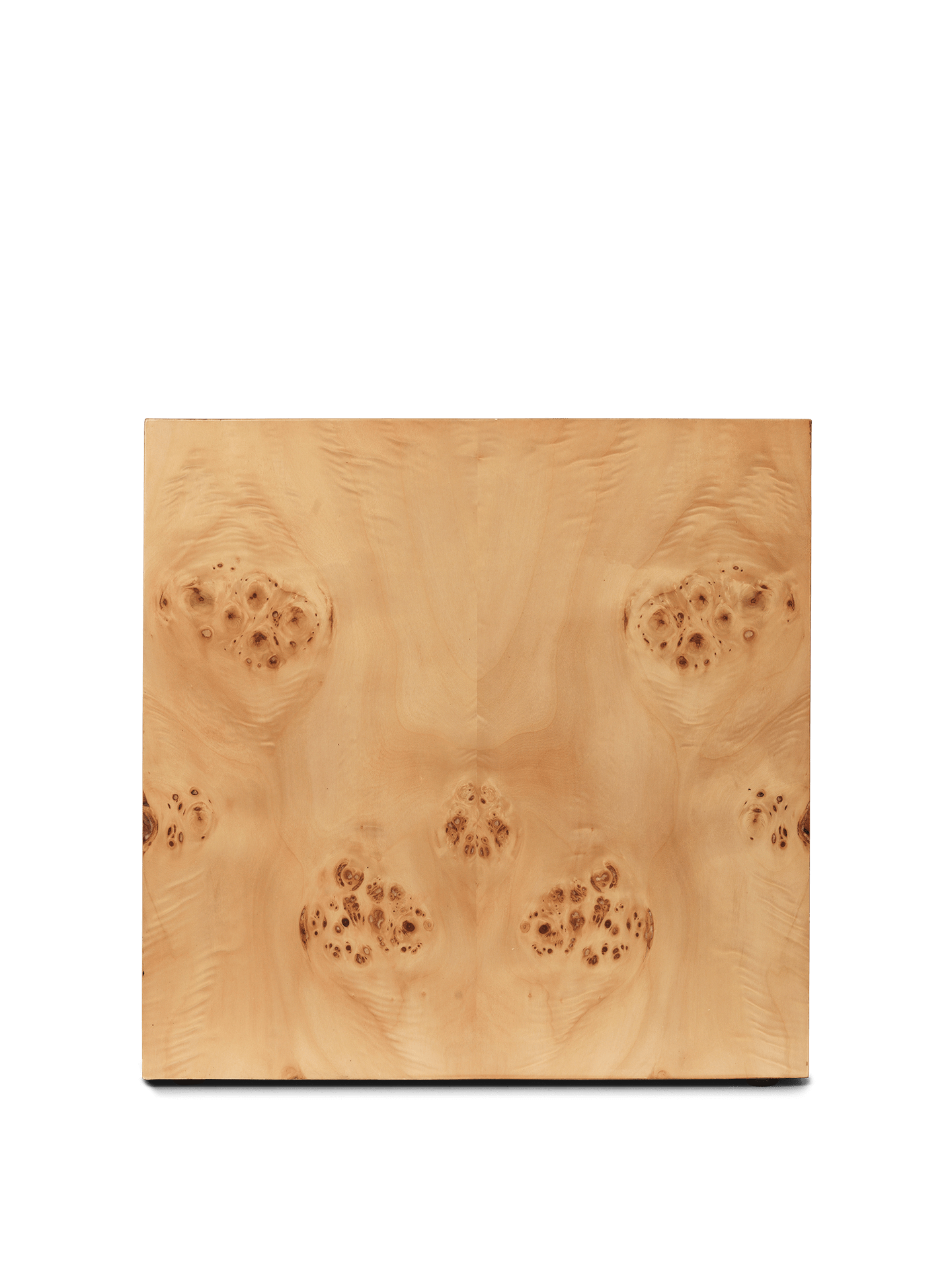 Stolik boczny BURL CUBE fornir topolowy do salonu – ferm LIVING