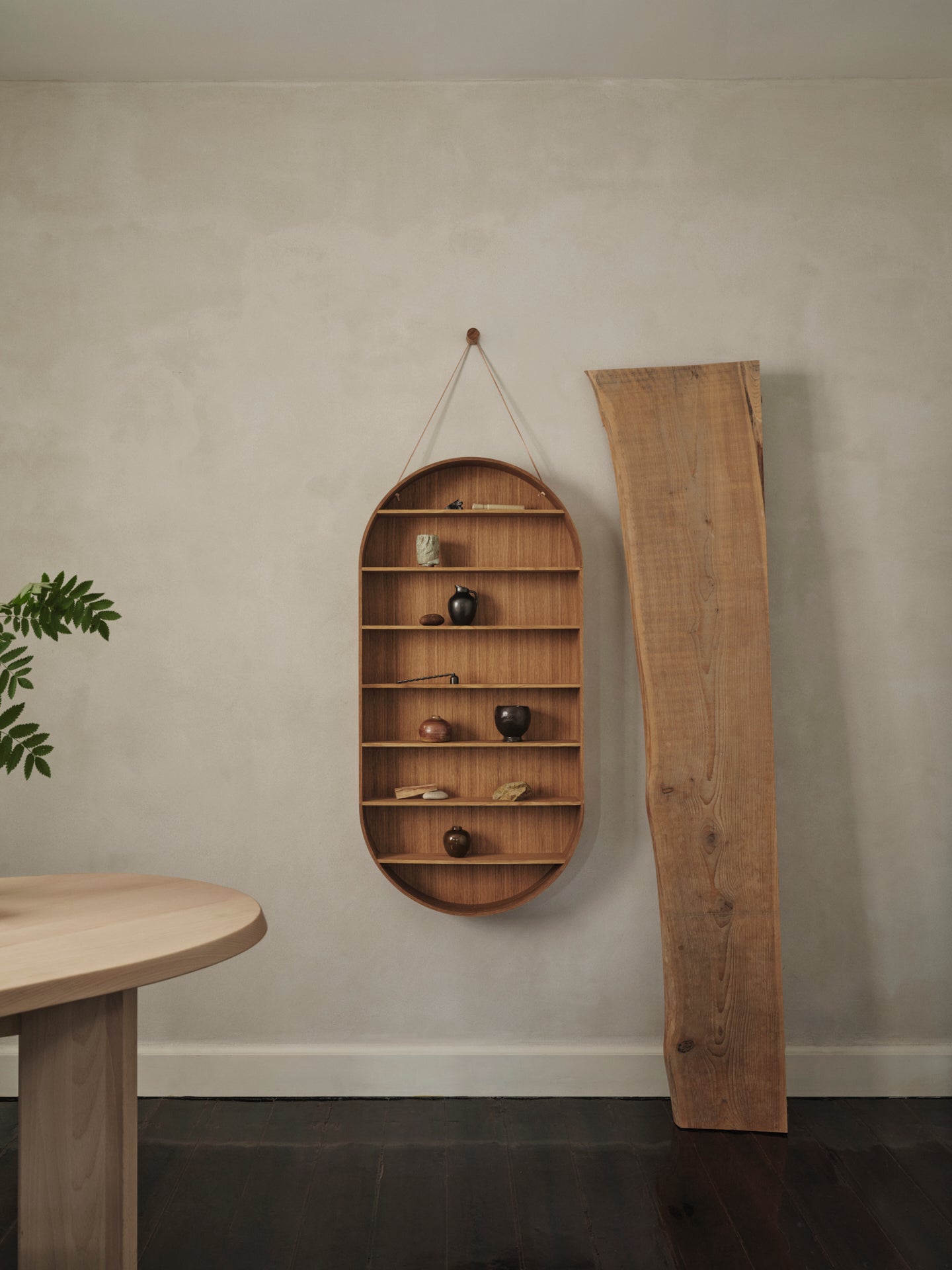 Hängeregal OVAL DORM Eiche geölt