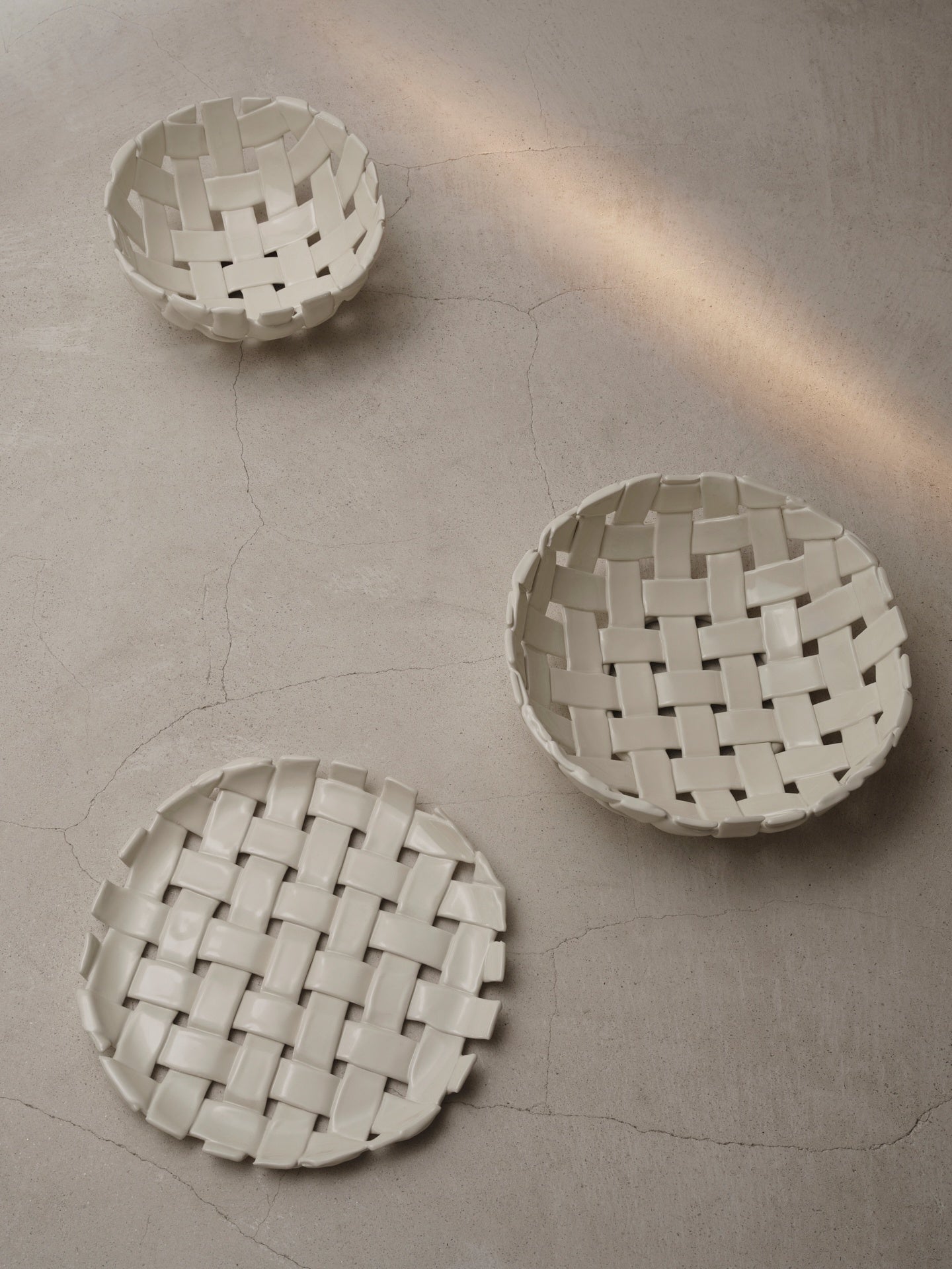 PLAIT Tablett Off-White