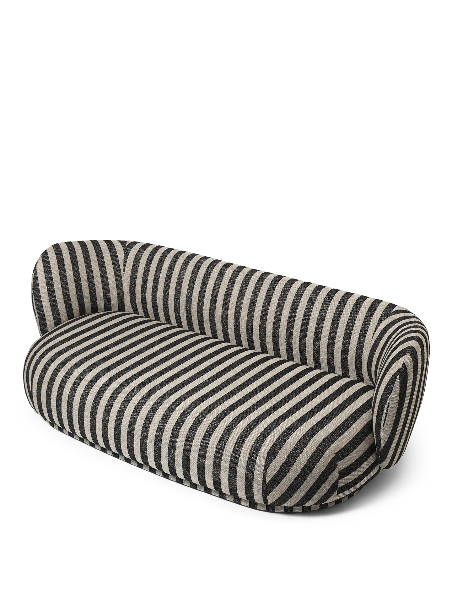 Rico Louisiana black and white sofa