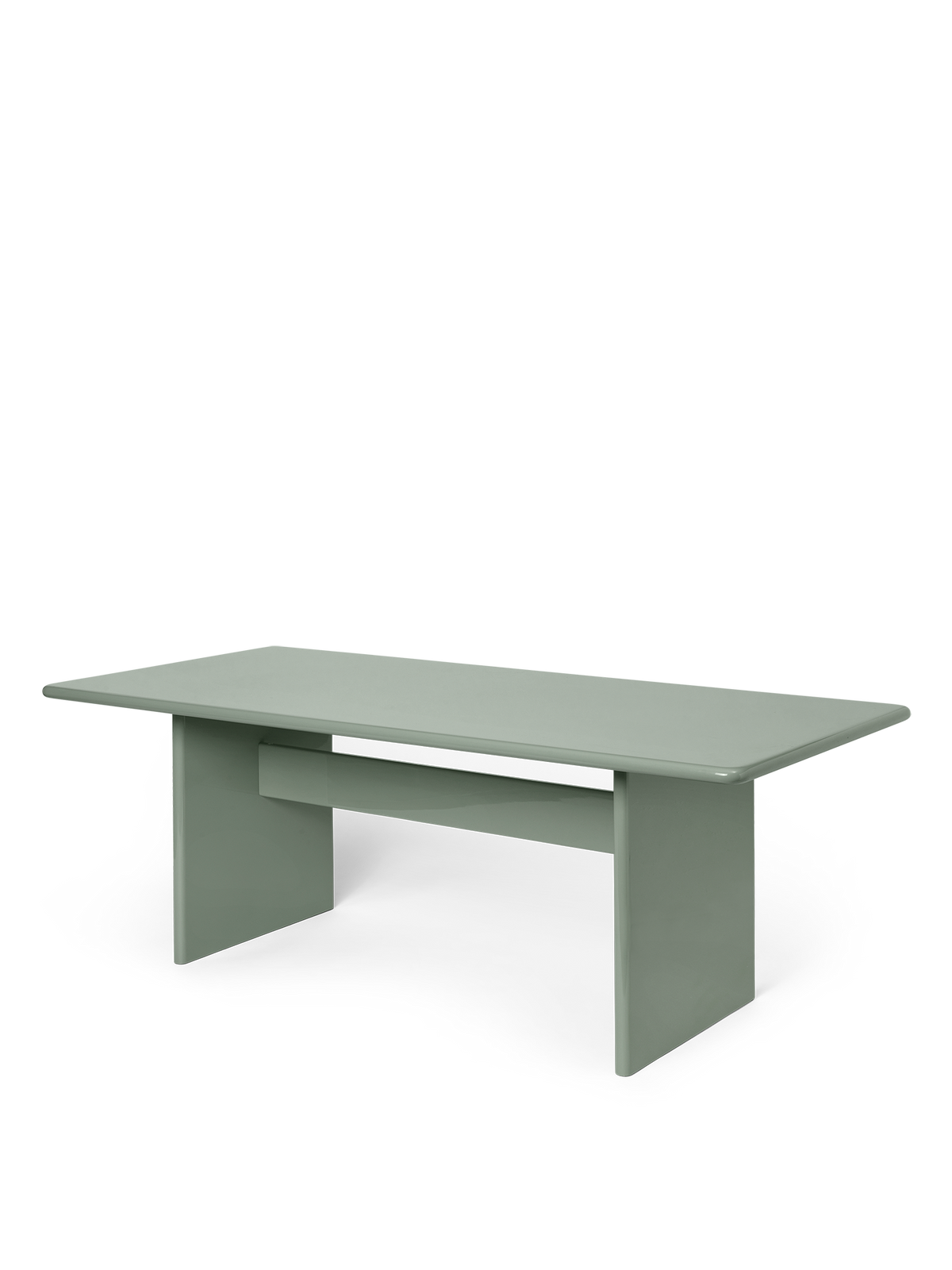 Stół RINK zielony do jadalni – ferm LIVING