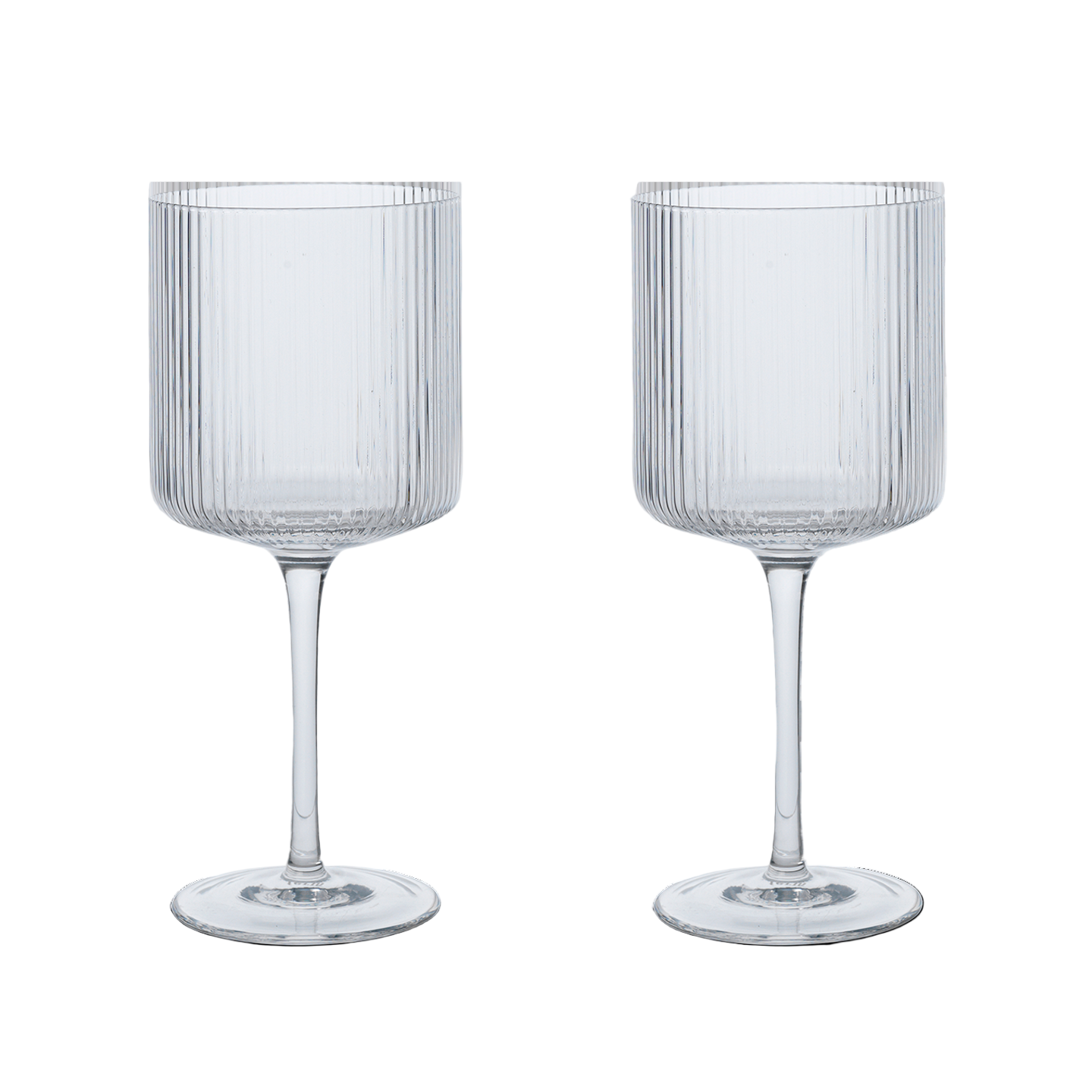 Ripple Glass Red Wine Glass Set
