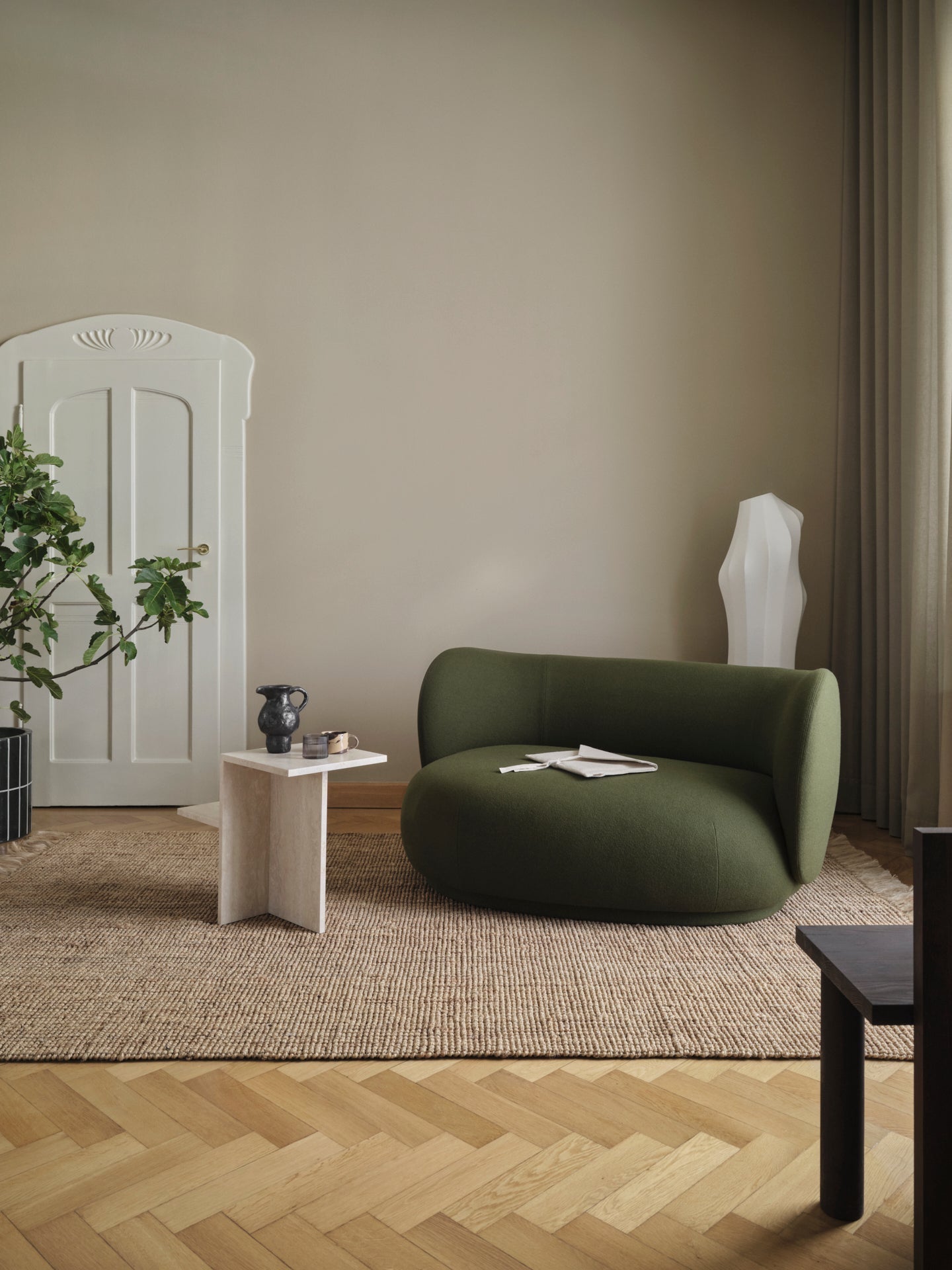 Rico curve left -sofa sofa upholstered