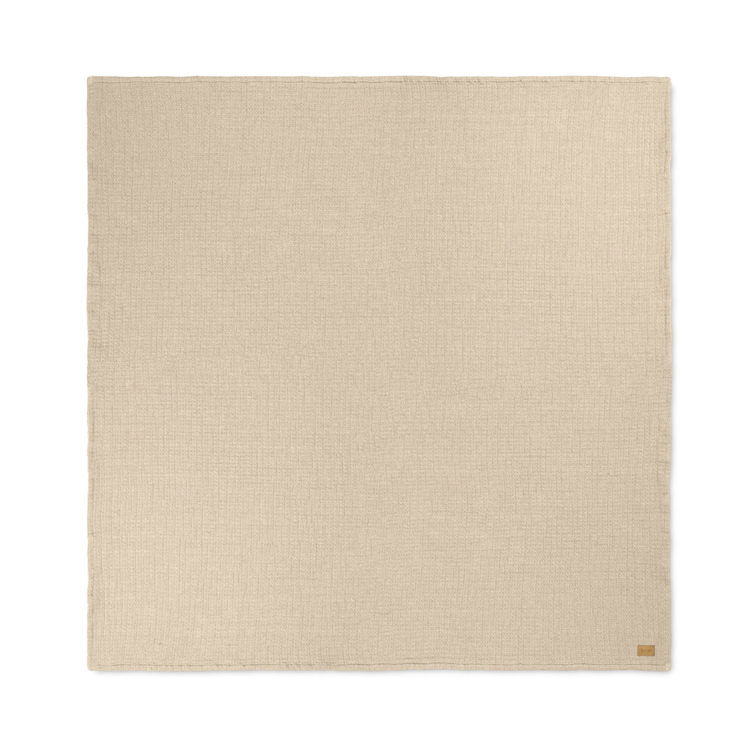 Gequilt dekbedovertrek DAZE zandkleurig