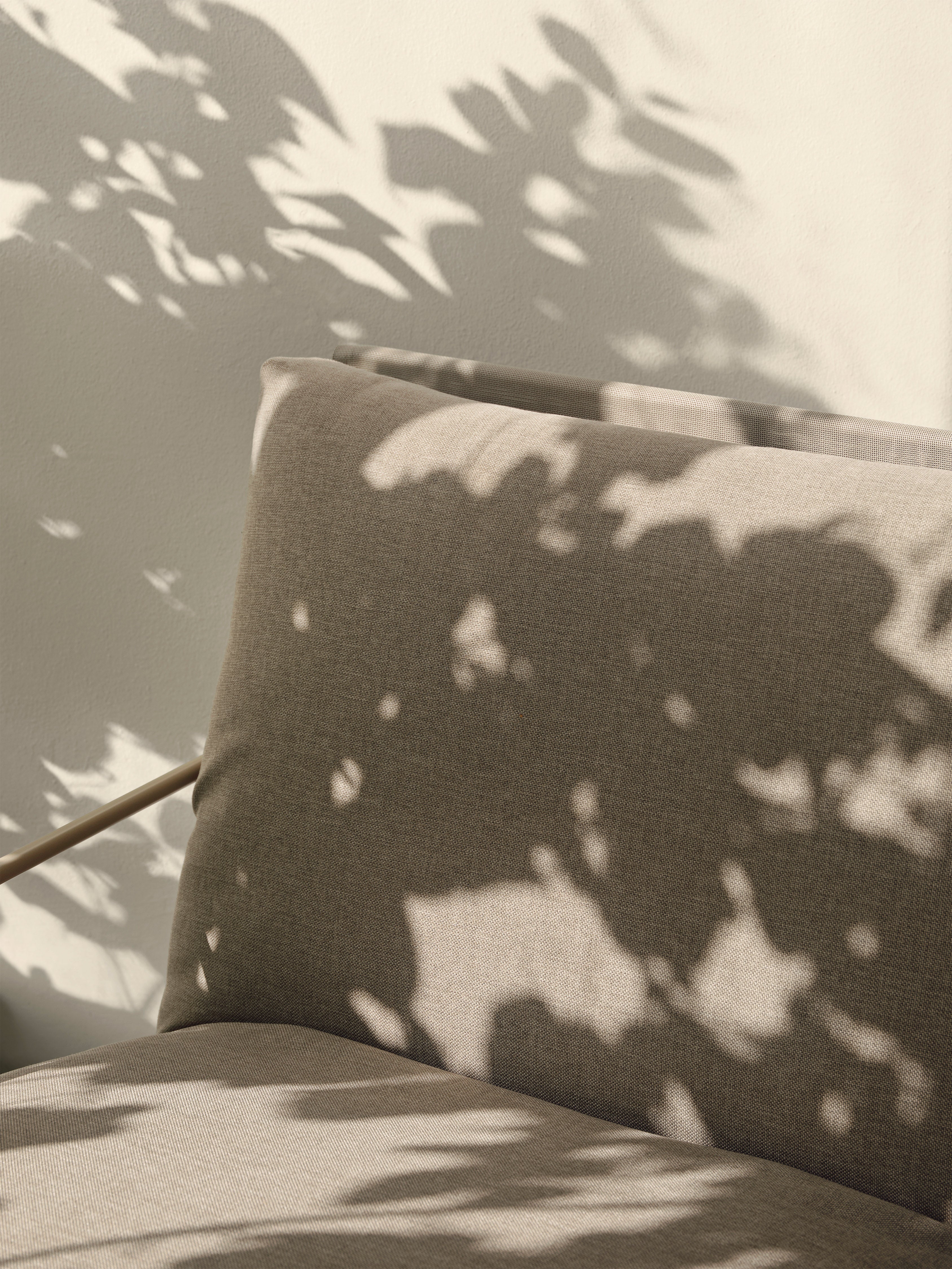 Tweedelig buitenbank DESERT beige met beige basis