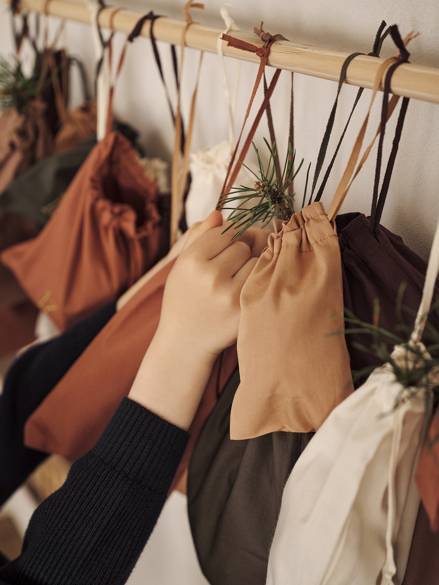 Advent Calendar CHRISTMAS COUNTDOWN organic cotton