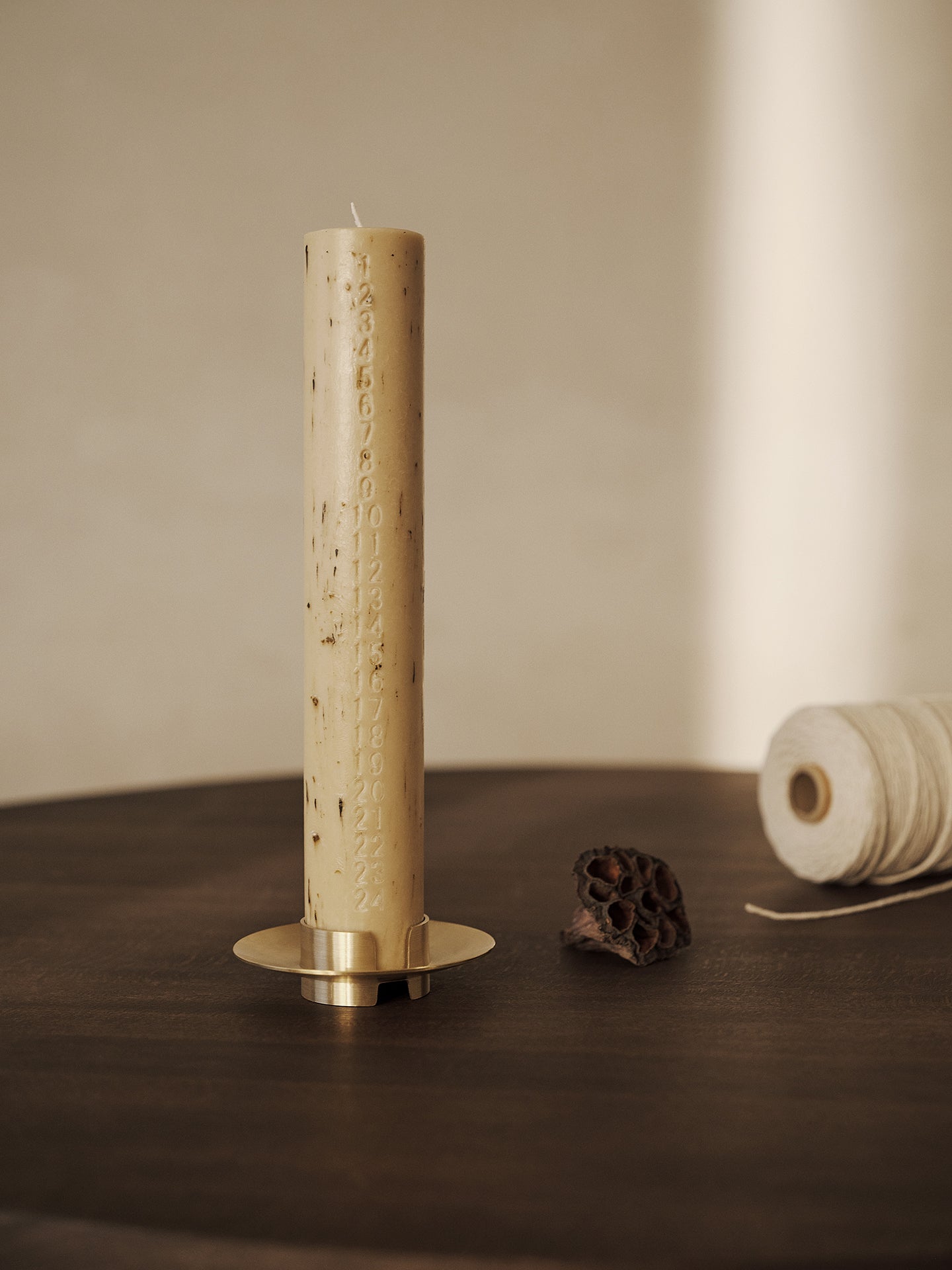 MURA Beige Advent Candle