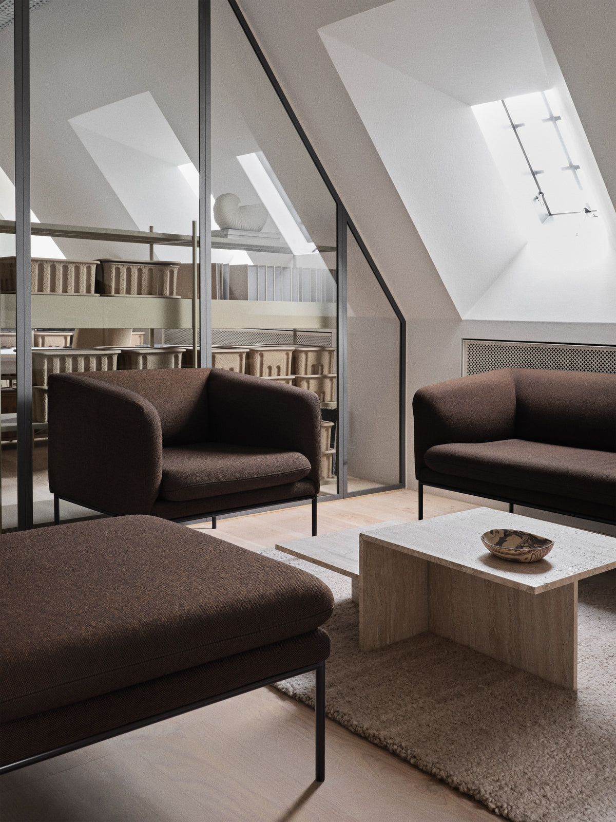 Poef TURN Hallingdal beige