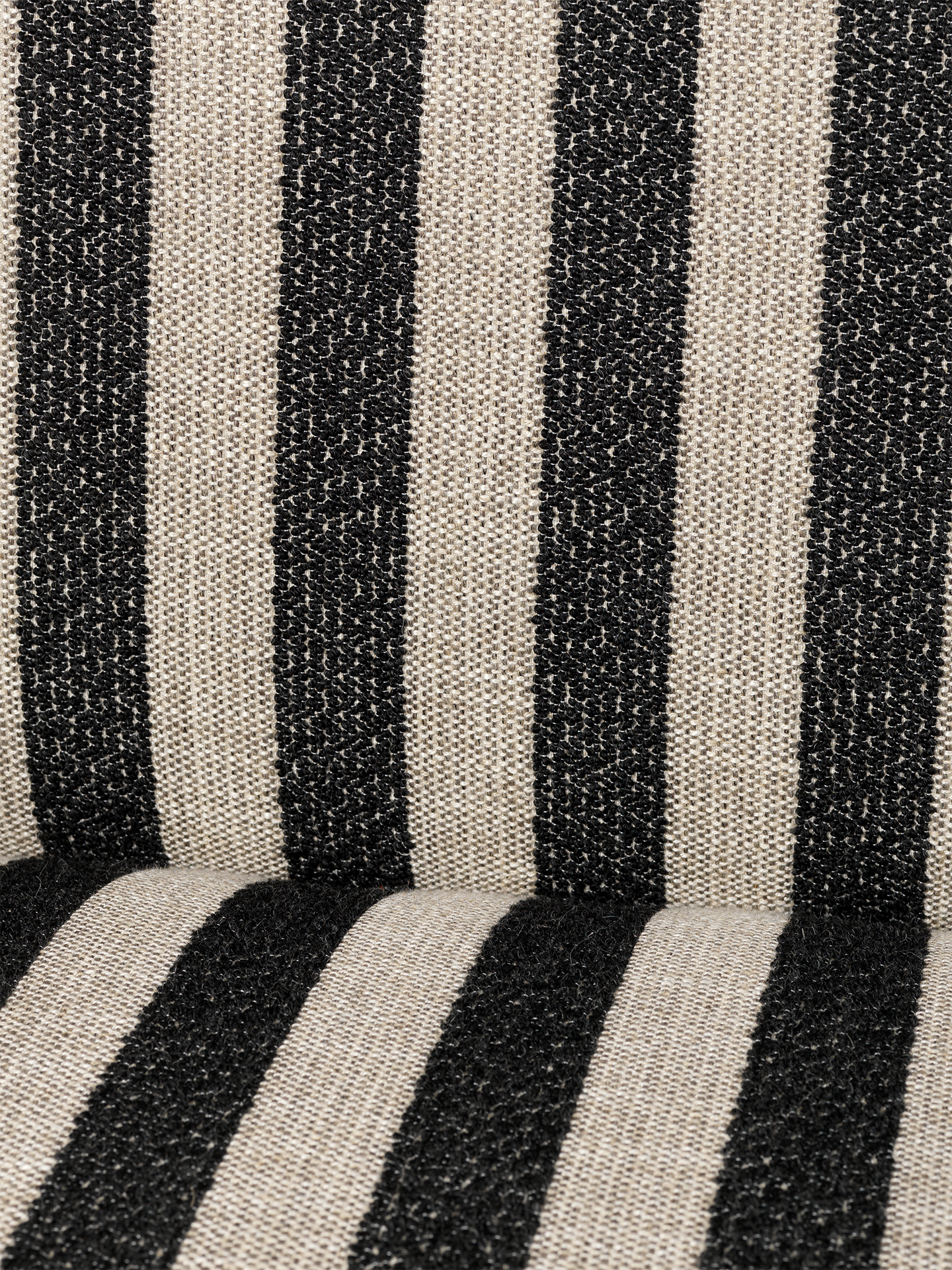 Fauteuil BUUR LOUNGE Louisiana zwart met zandkleur