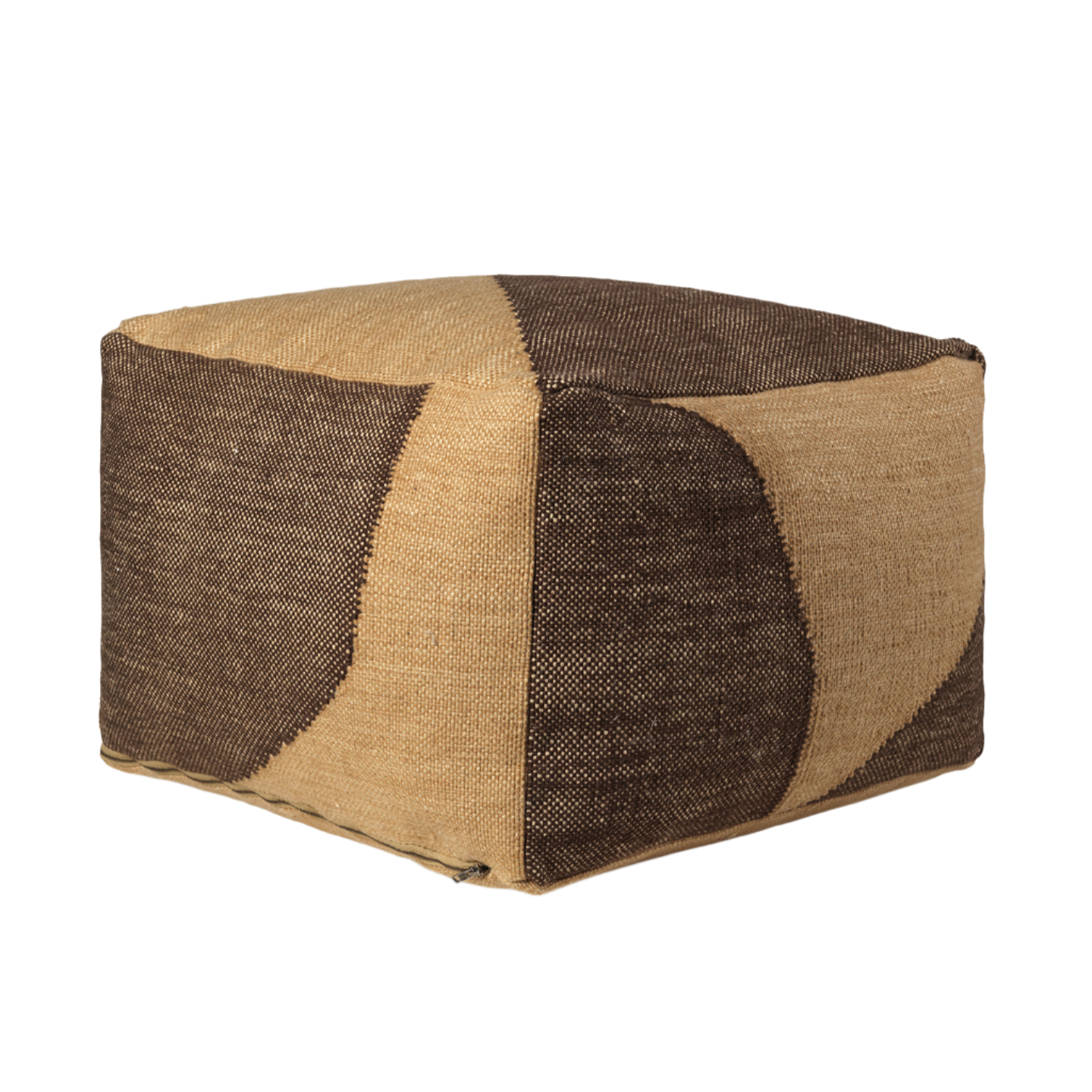 Puf FORENE VIERKANT chocolade