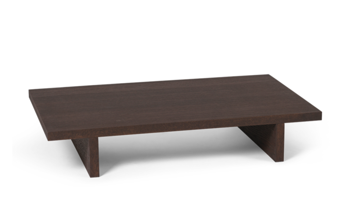 KONA LOW tafel donkerbruin eiken multiplex