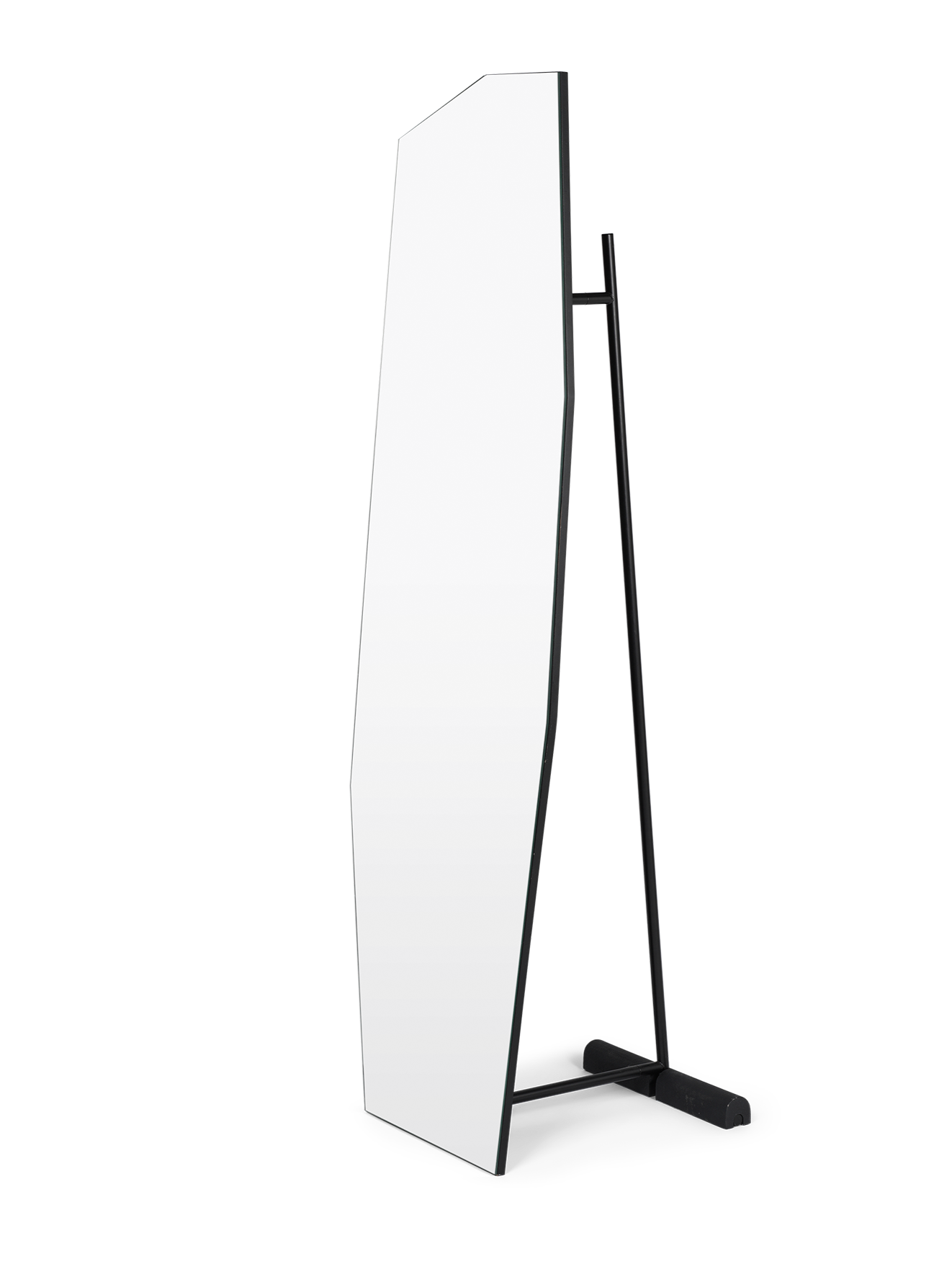SHARD FREE STANDING standing mirror black frame
