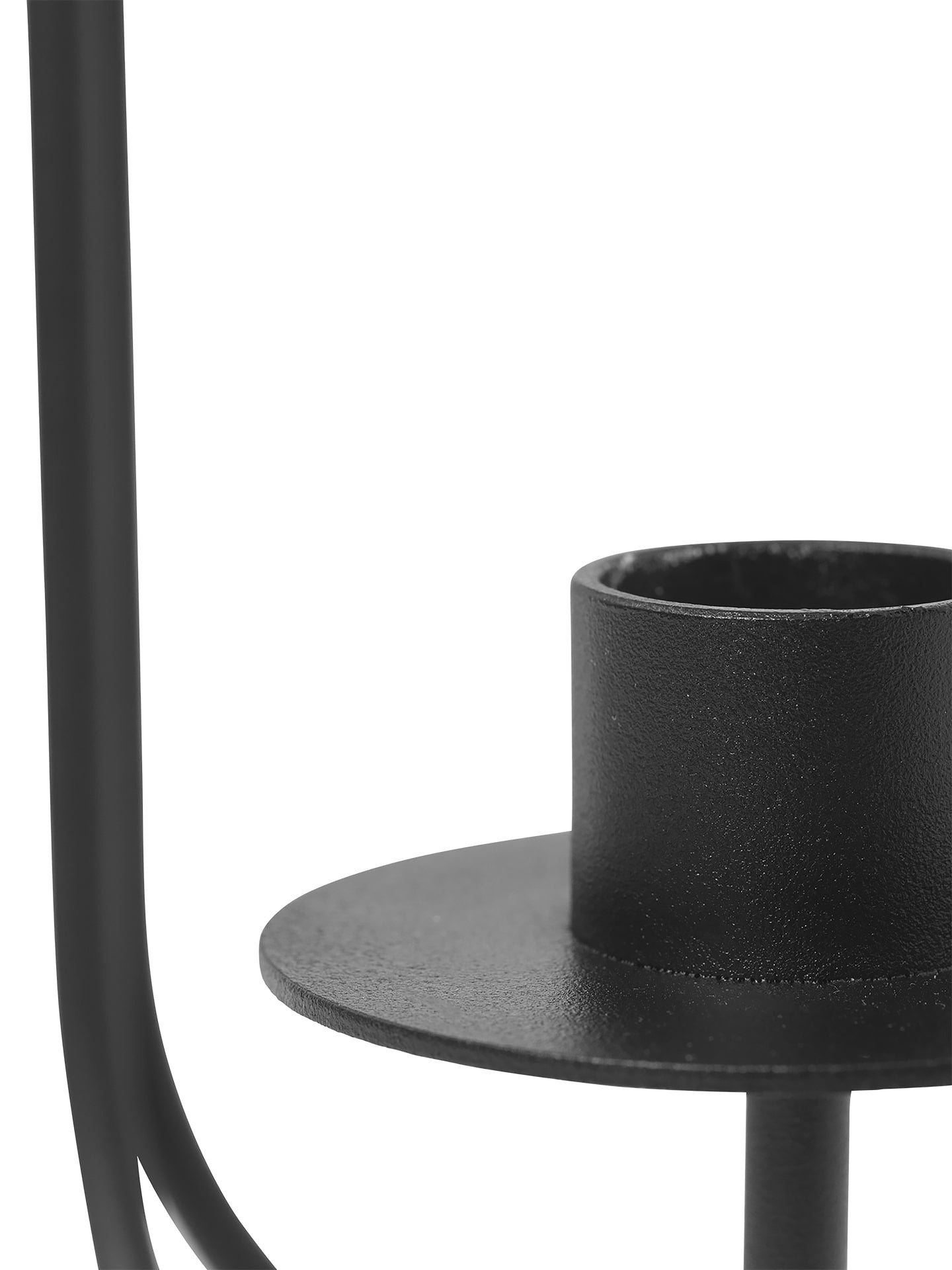 Kerzenhalter SWAY schwarz