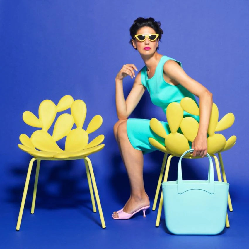 FILICUDI light green garden chair set