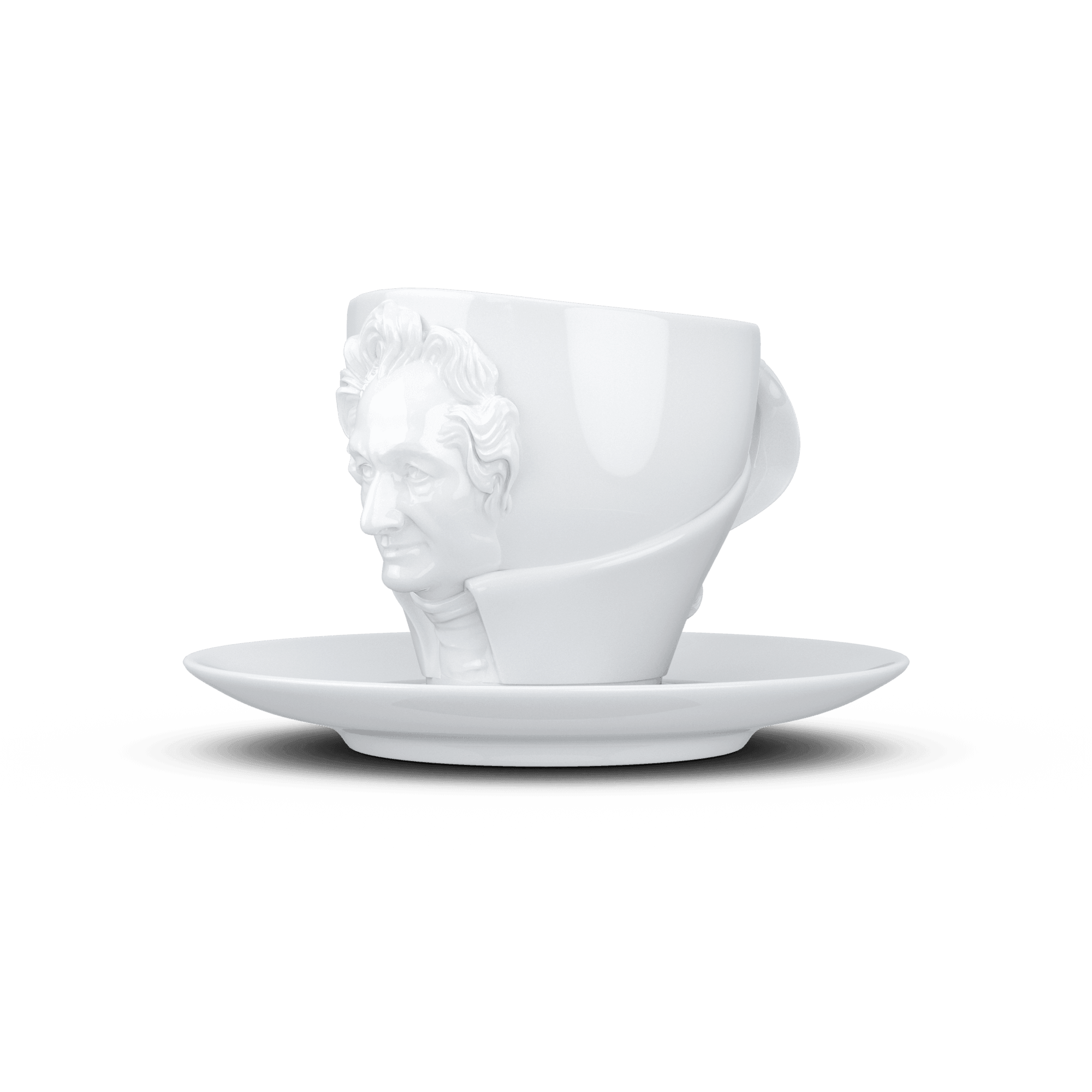 Filiżanka JOHANN WOLFGANG VON GOETHE biały 58products Eye on Design