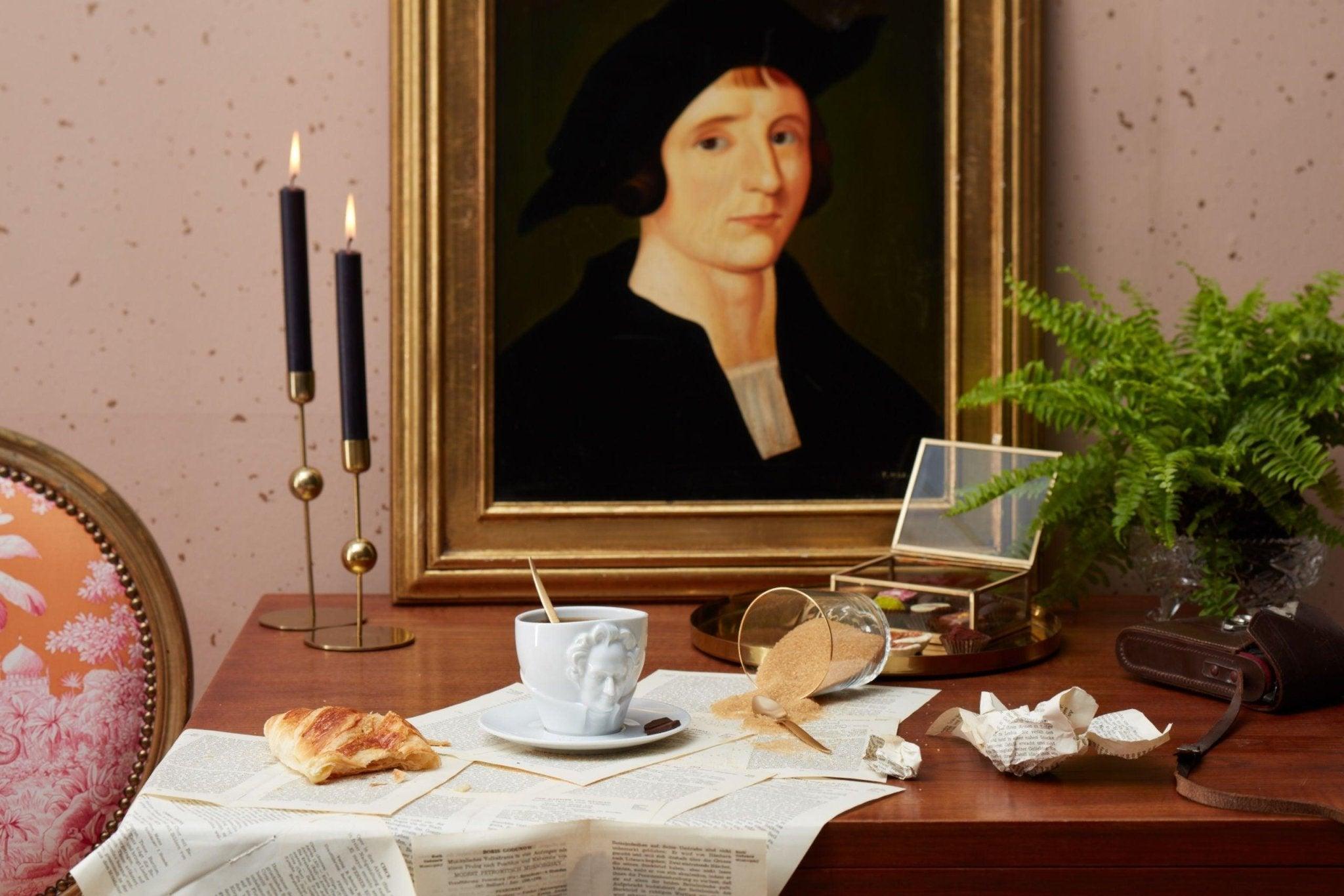 Filiżanka JOHANN WOLFGANG VON GOETHE biały 58products Eye on Design