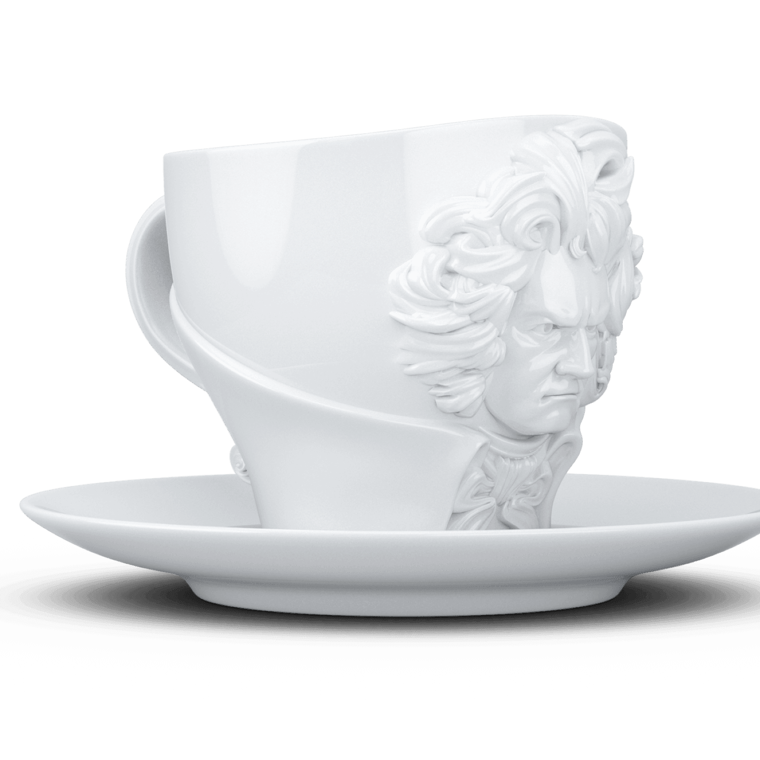Filiżanka LUDWIG VAN BEETHOVEN biały, marka 58products