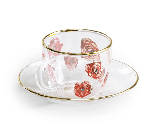Filiżanka ROSES szklana Seletti Eye on Design