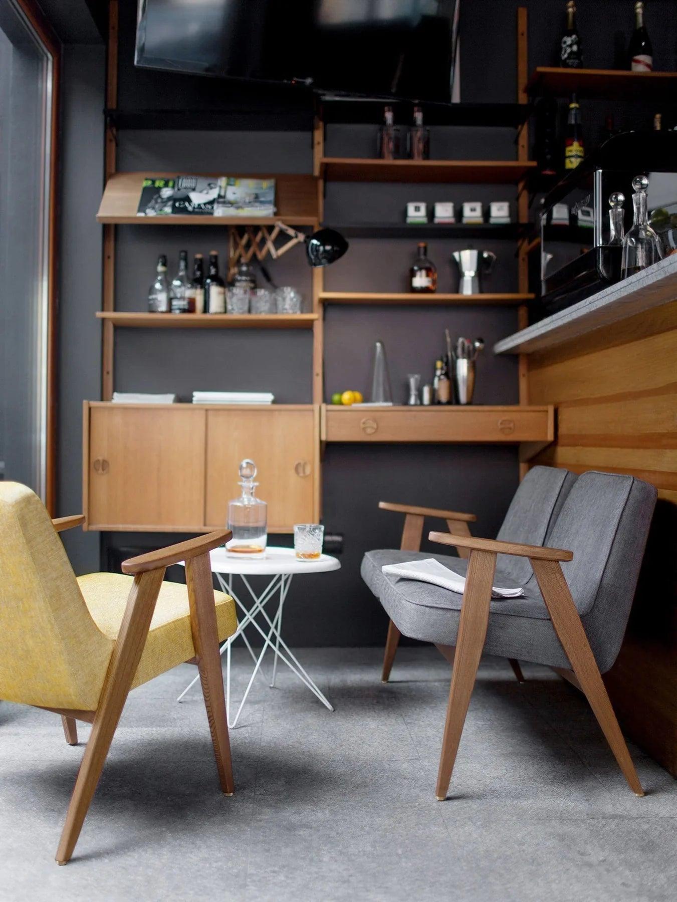 Fotel 366 beżowy w tkaninie Coco Creme 366 concept Eye on Design