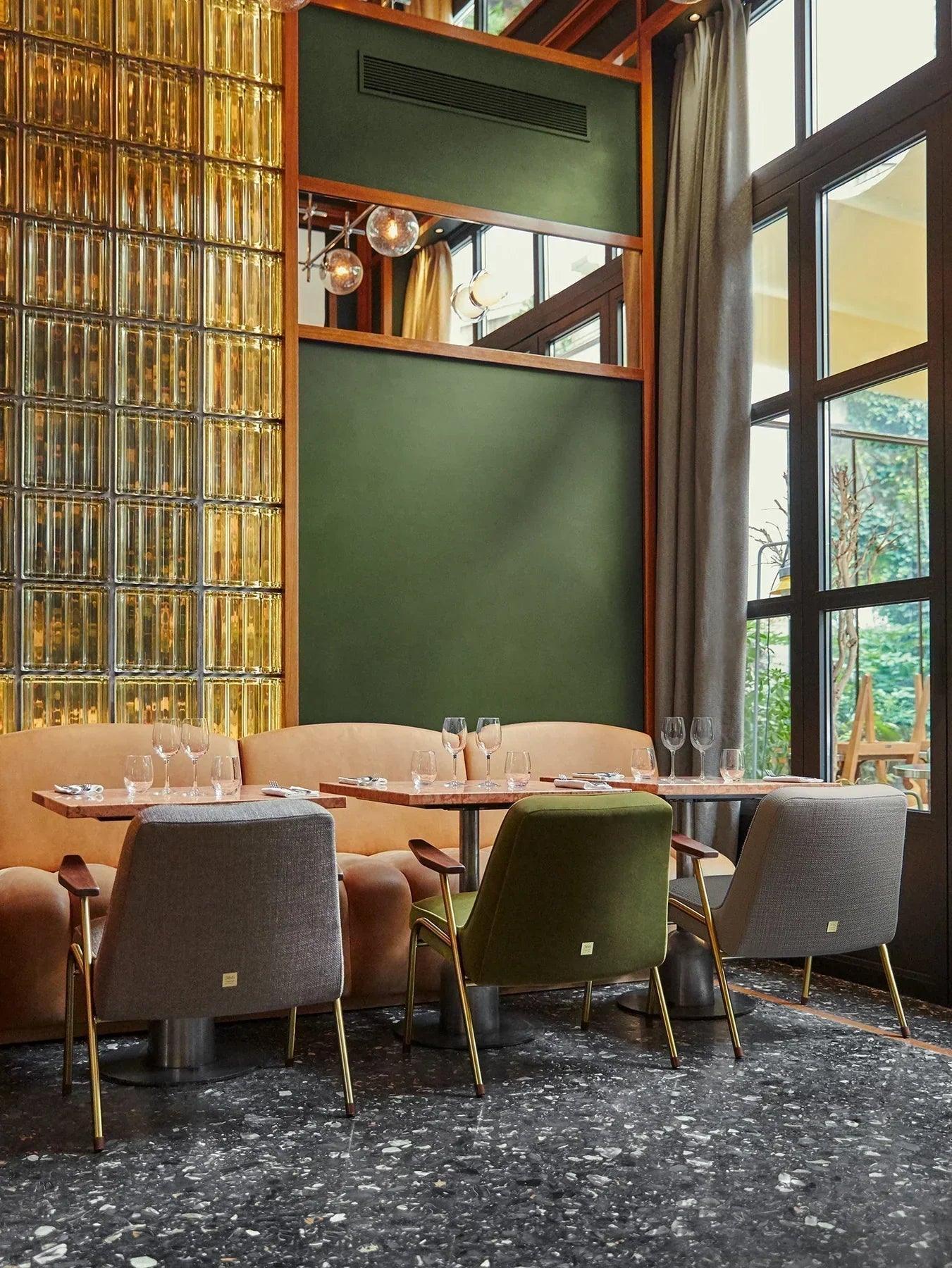 Fotel 366 METAL beżowy w tkaninie Coco Creme 366 concept Eye on Design